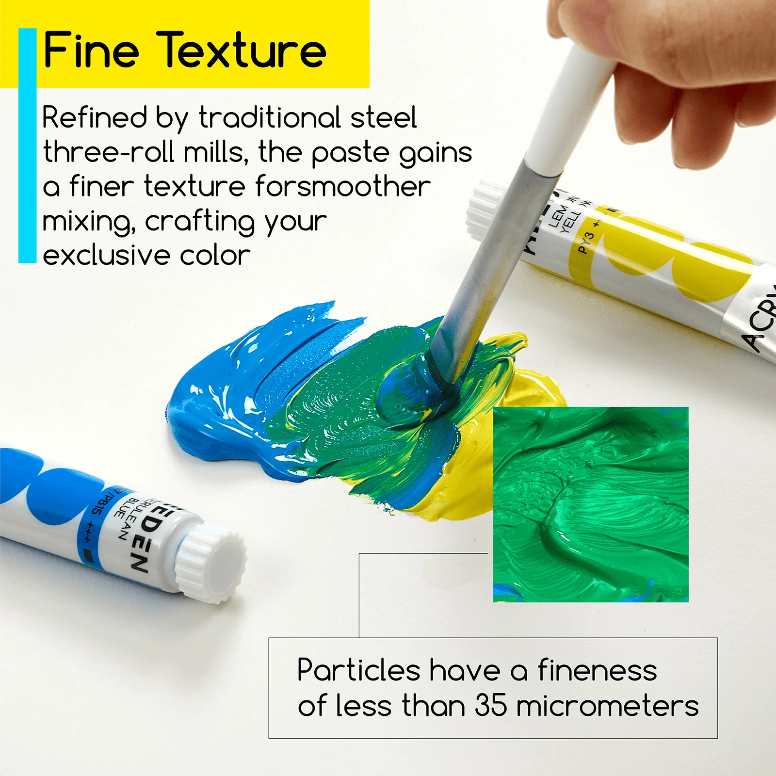MEEDEN Acrylic Paint Set, 24 Tubes, 12 ml / 0.41 oz - Image 5