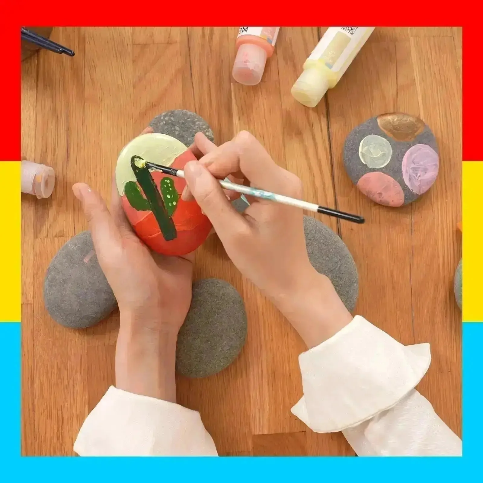 MEEDEN Acrylic Paint with Pump Lid, 11 Colors Available, 2L / 67.6 oz - Image 6