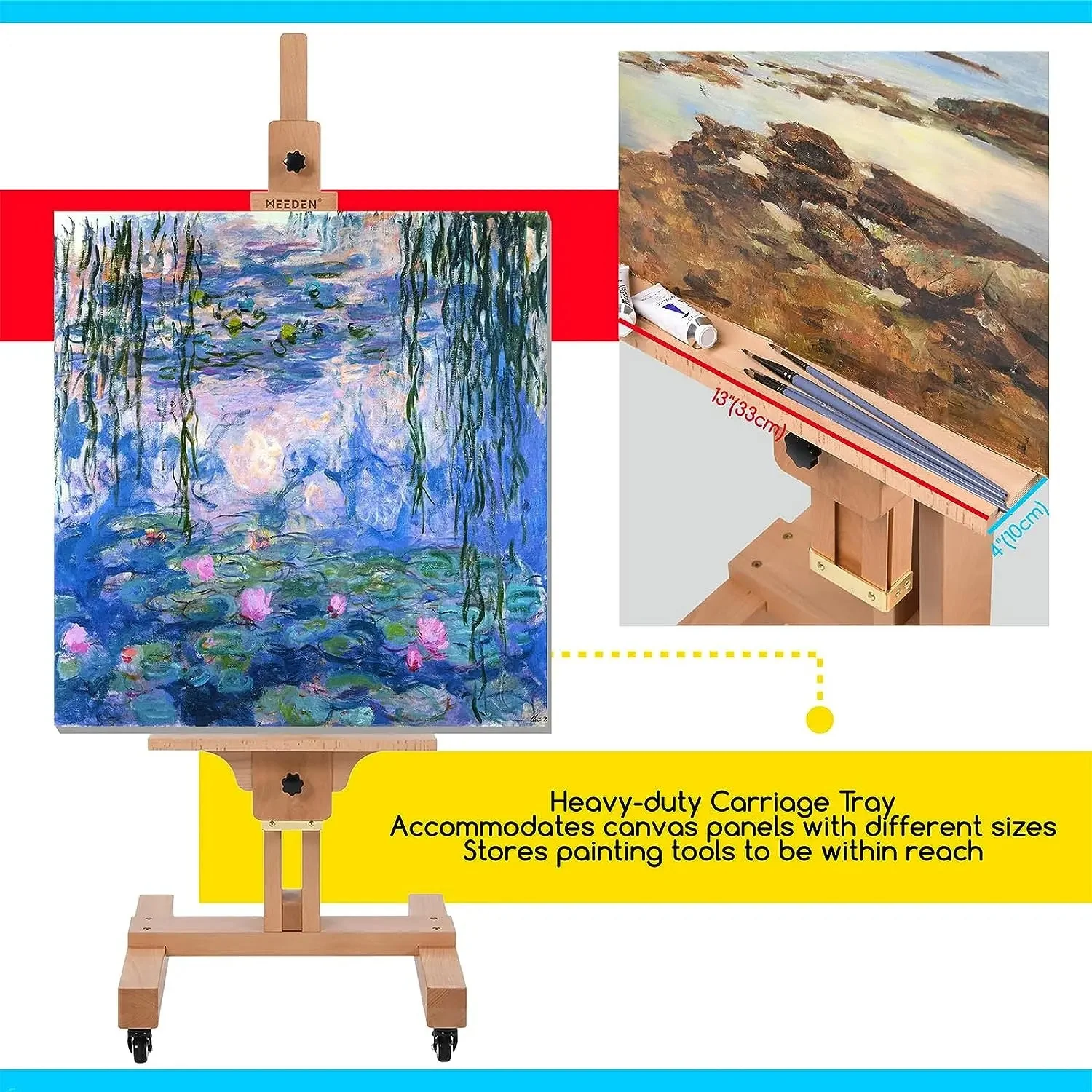 MEEDEN Extra Large Adjustable Artist Easel Stand-DHJ-11 - Image 5