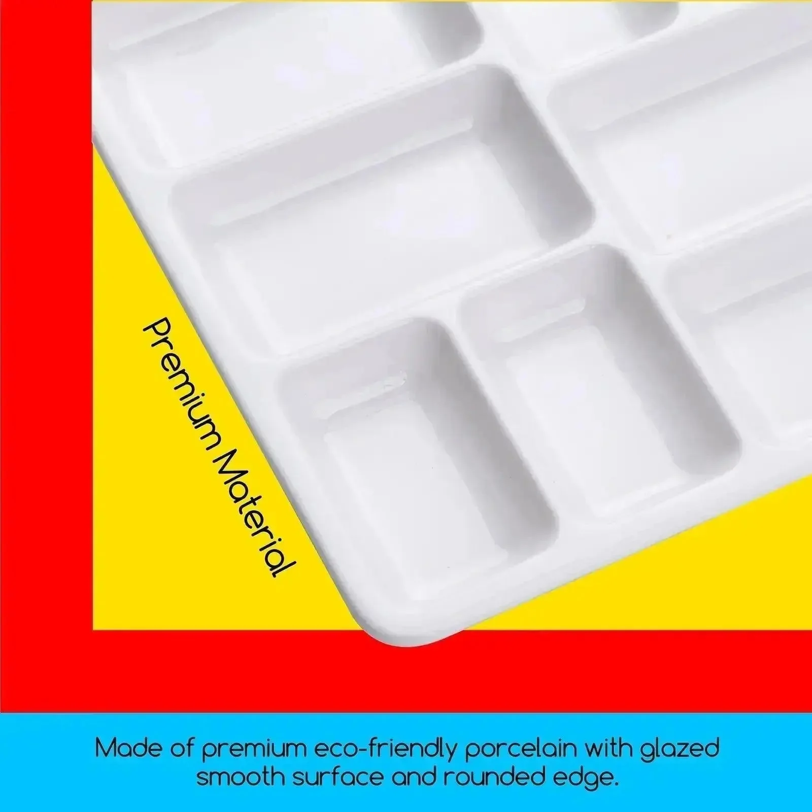 MEEDEN 8-Well Ceramic Palette - Image 3