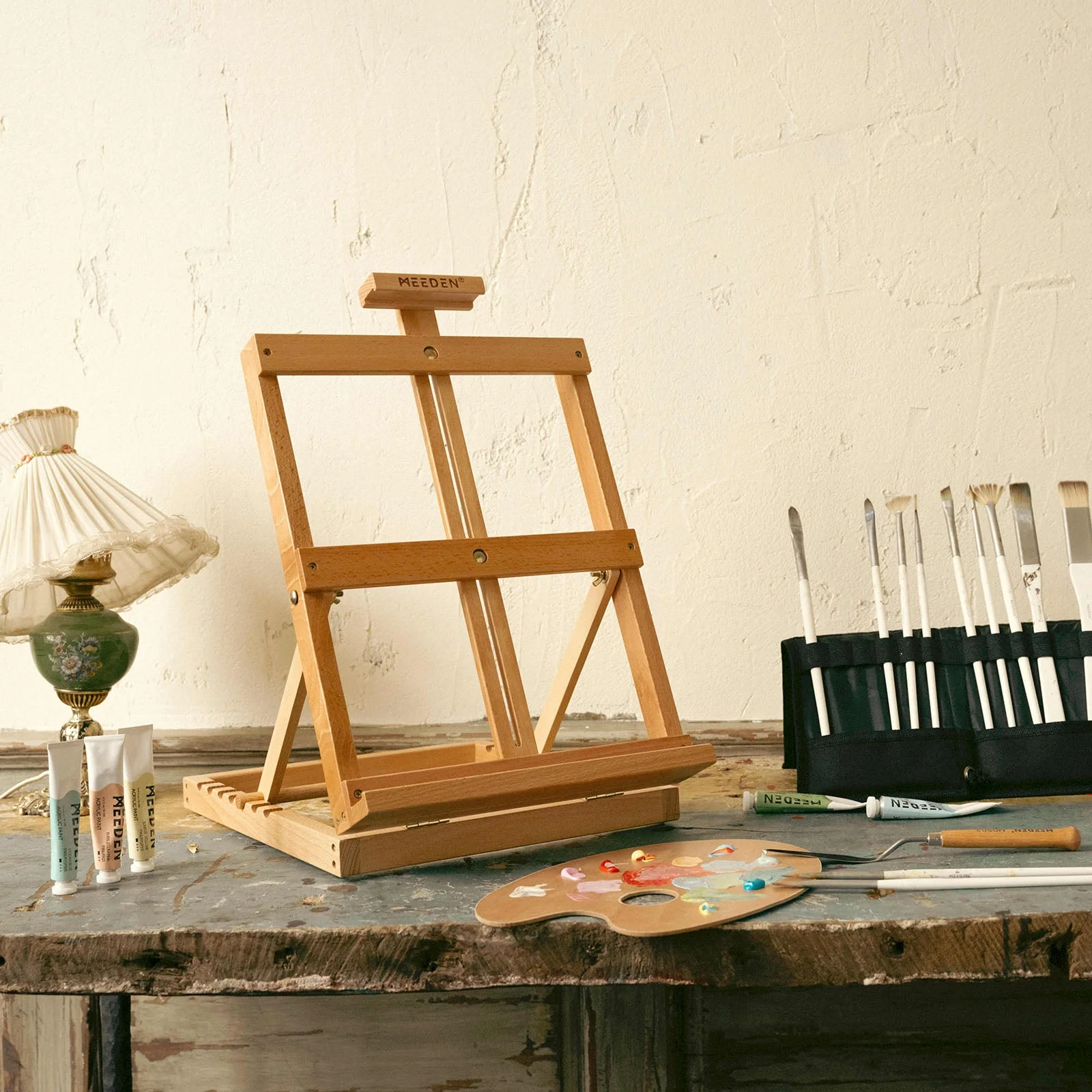 MEEDEN Heavy-Duty H-Frame Tabletop Easel - Image 2