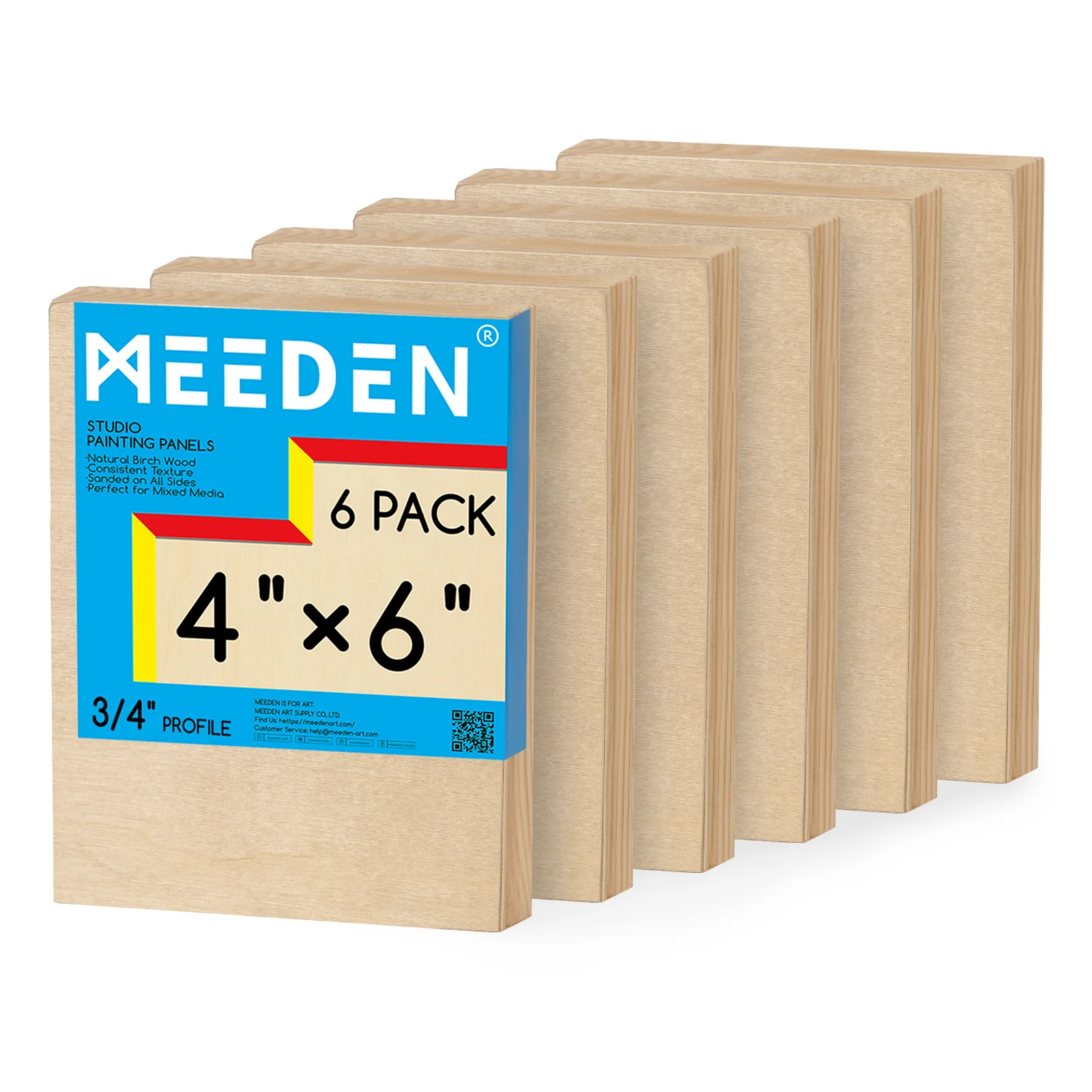 MEEDEN Artist Birch Wood Canvas Board, 3/4” Deep - Image 10