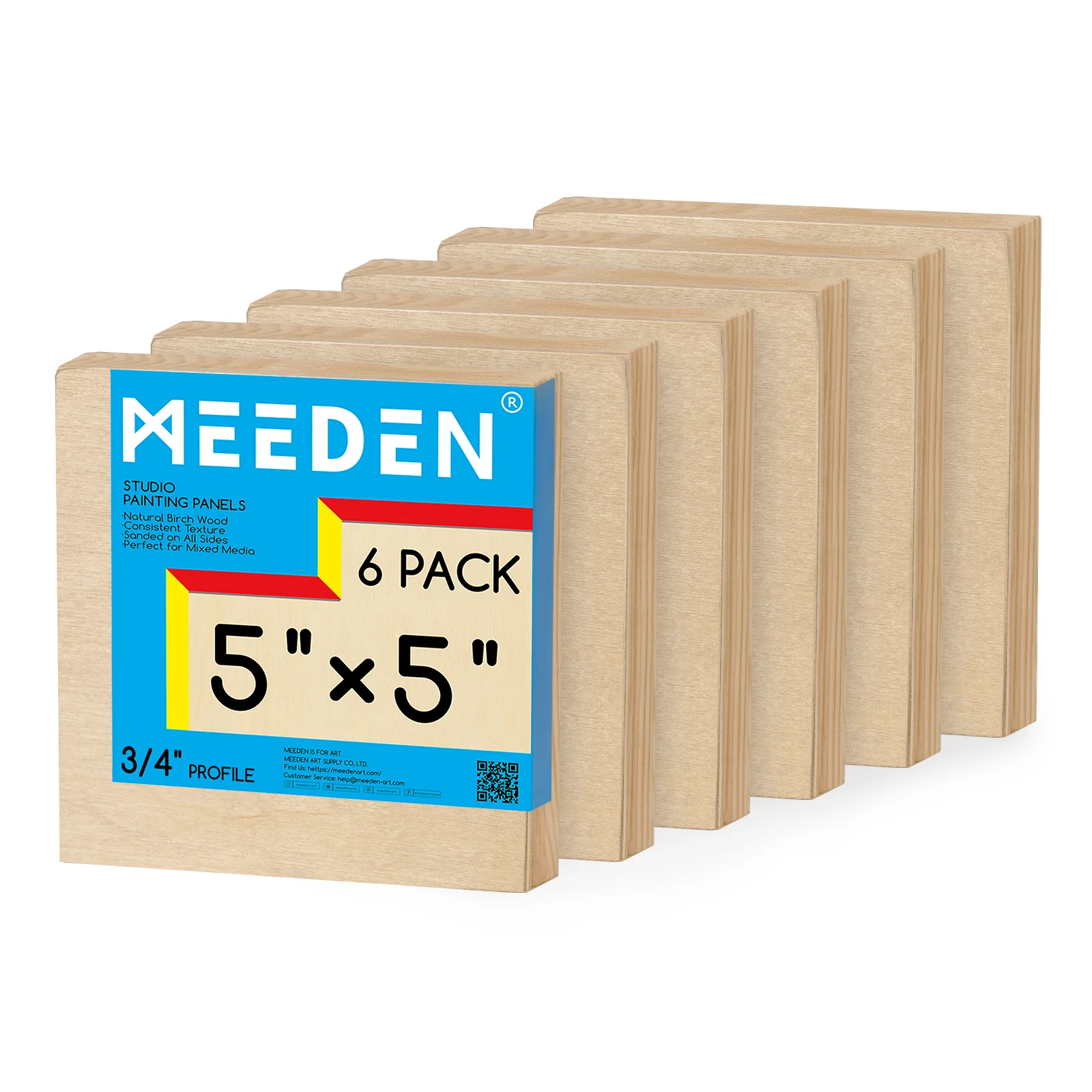 MEEDEN Artist Birch Wood Canvas Board, 3/4” Deep - Image 11