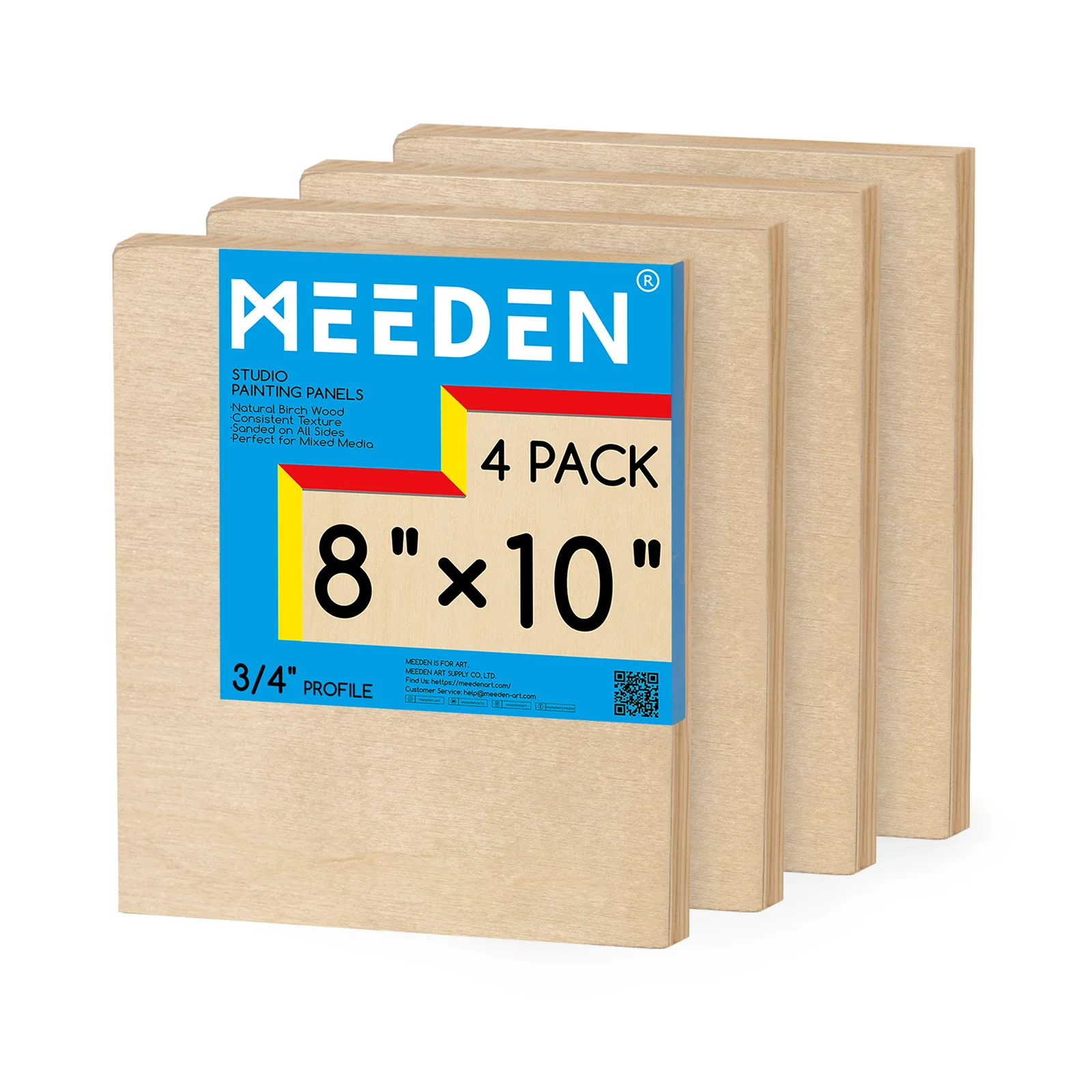 MEEDEN Artist Birch Wood Canvas Board, 3/4” Deep - Image 15