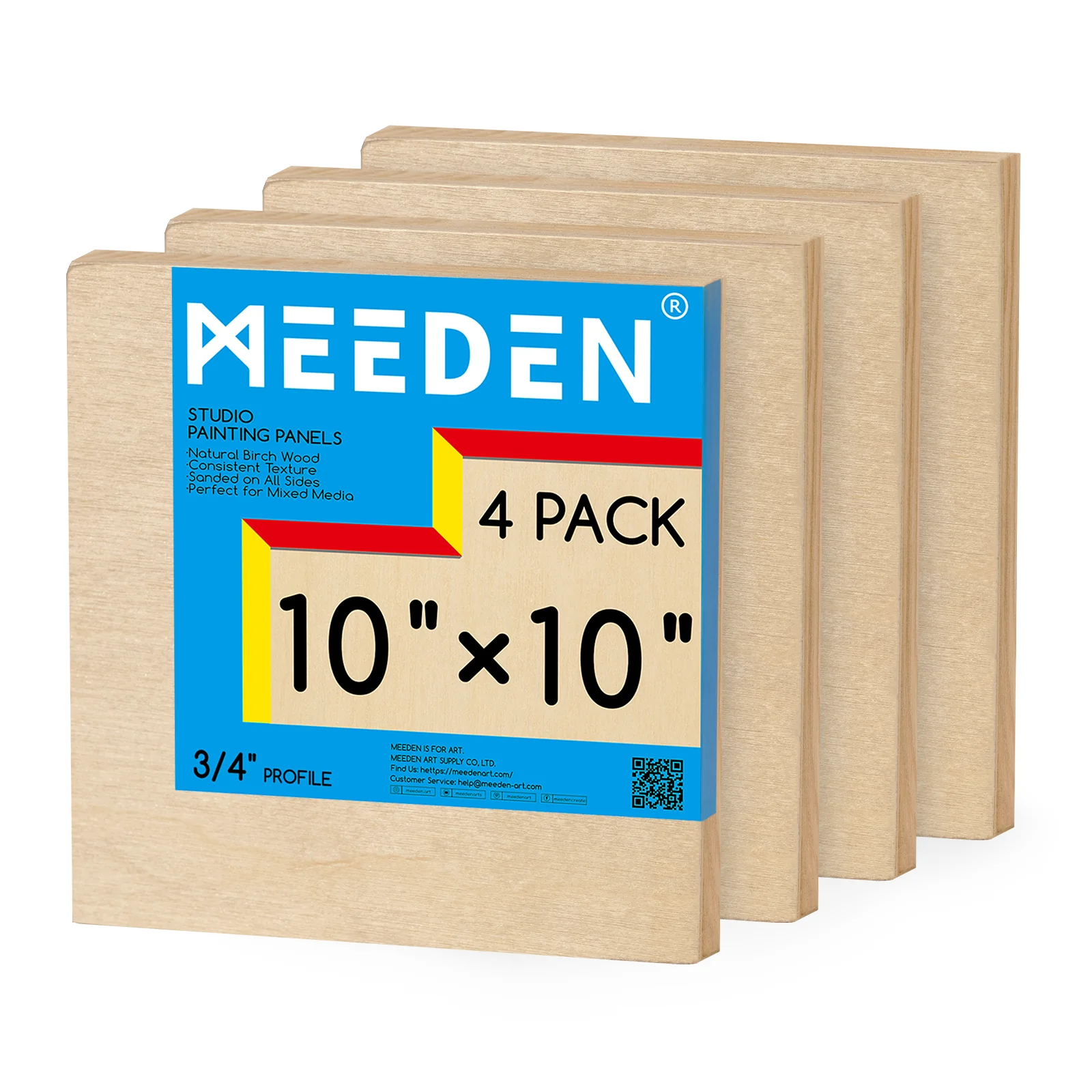 MEEDEN Artist Birch Wood Canvas Board, 3/4” Deep - Image 17