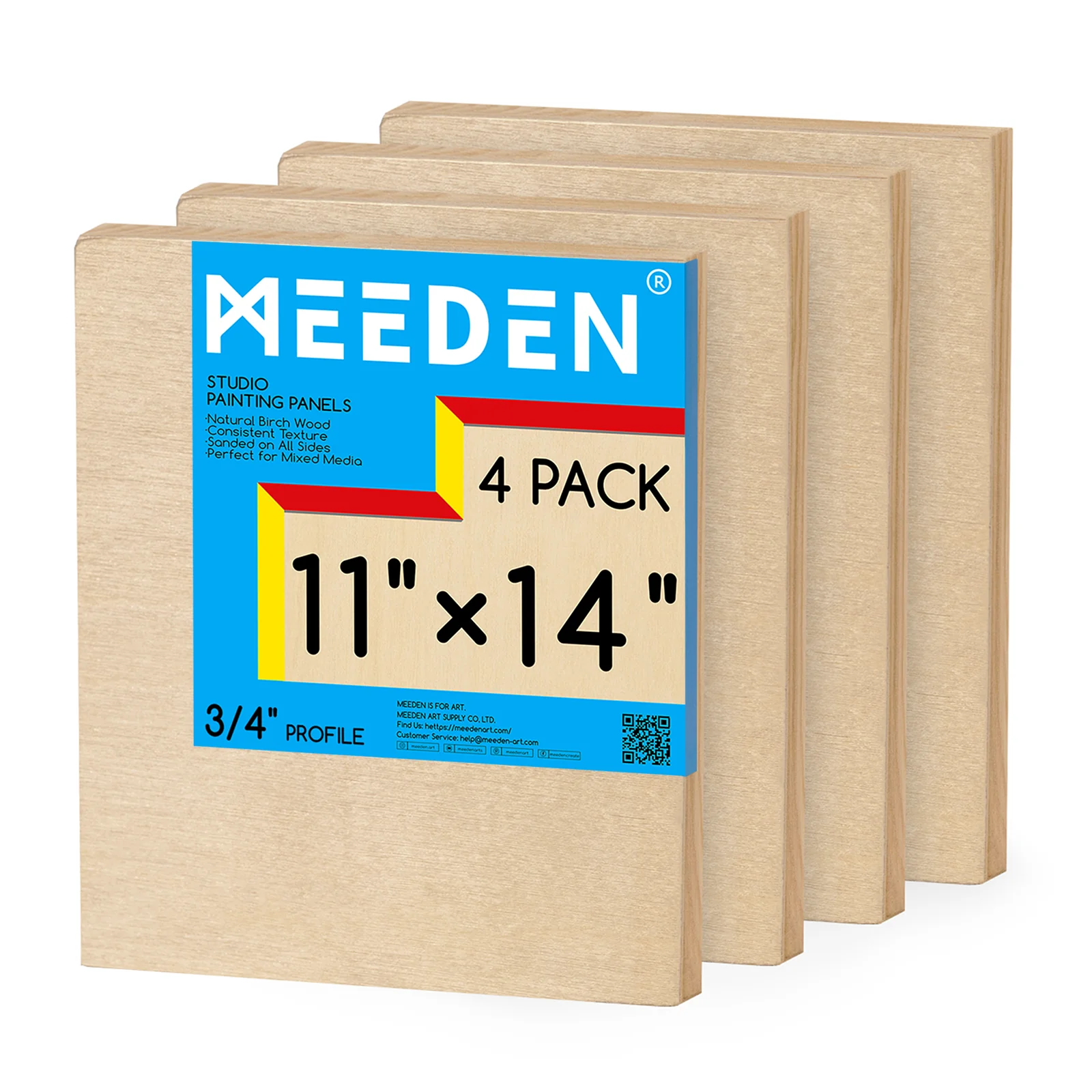 MEEDEN Artist Birch Wood Canvas Board, 3/4” Deep - Image 18