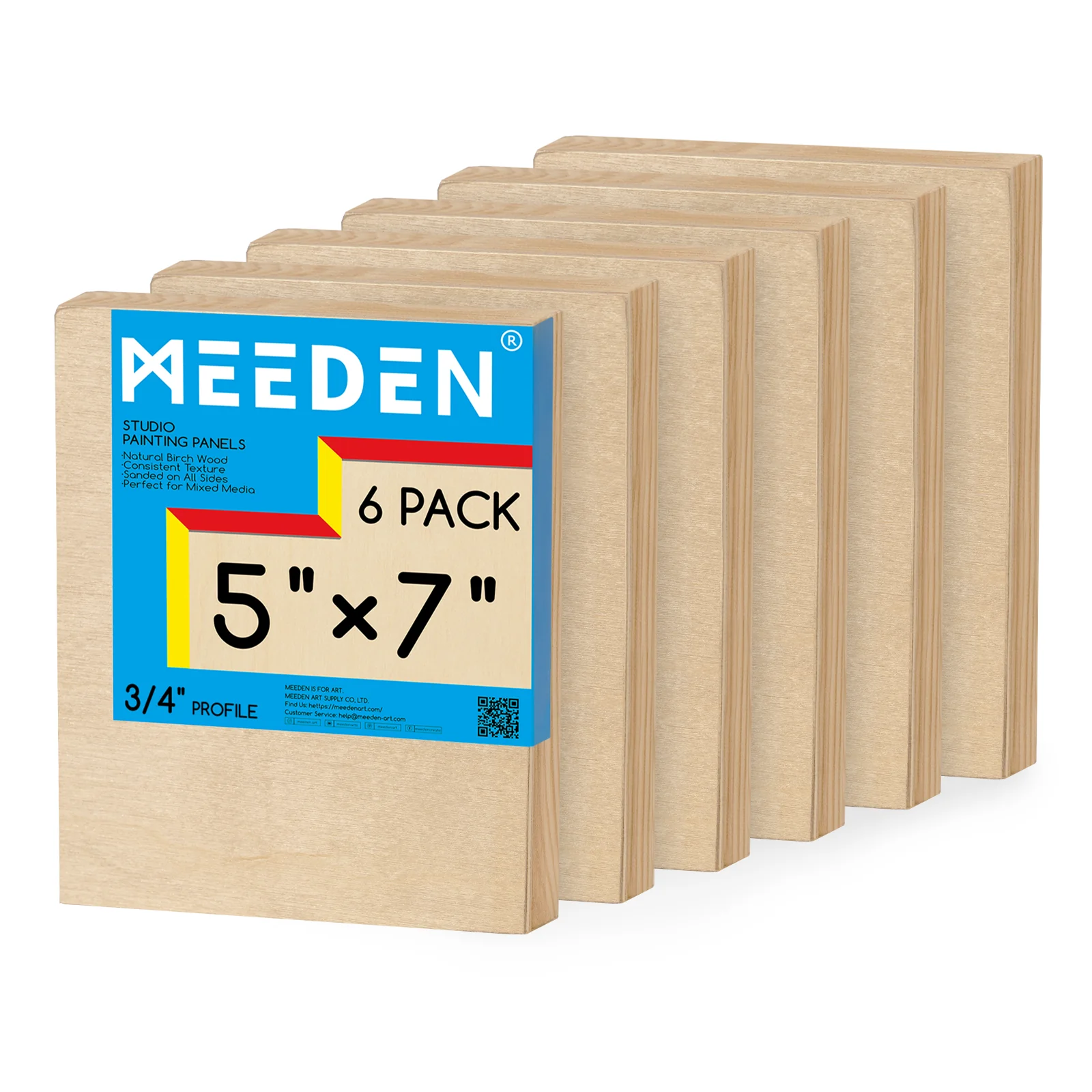 MEEDEN Artist Birch Wood Canvas Board, 3/4” Deep - Image 8