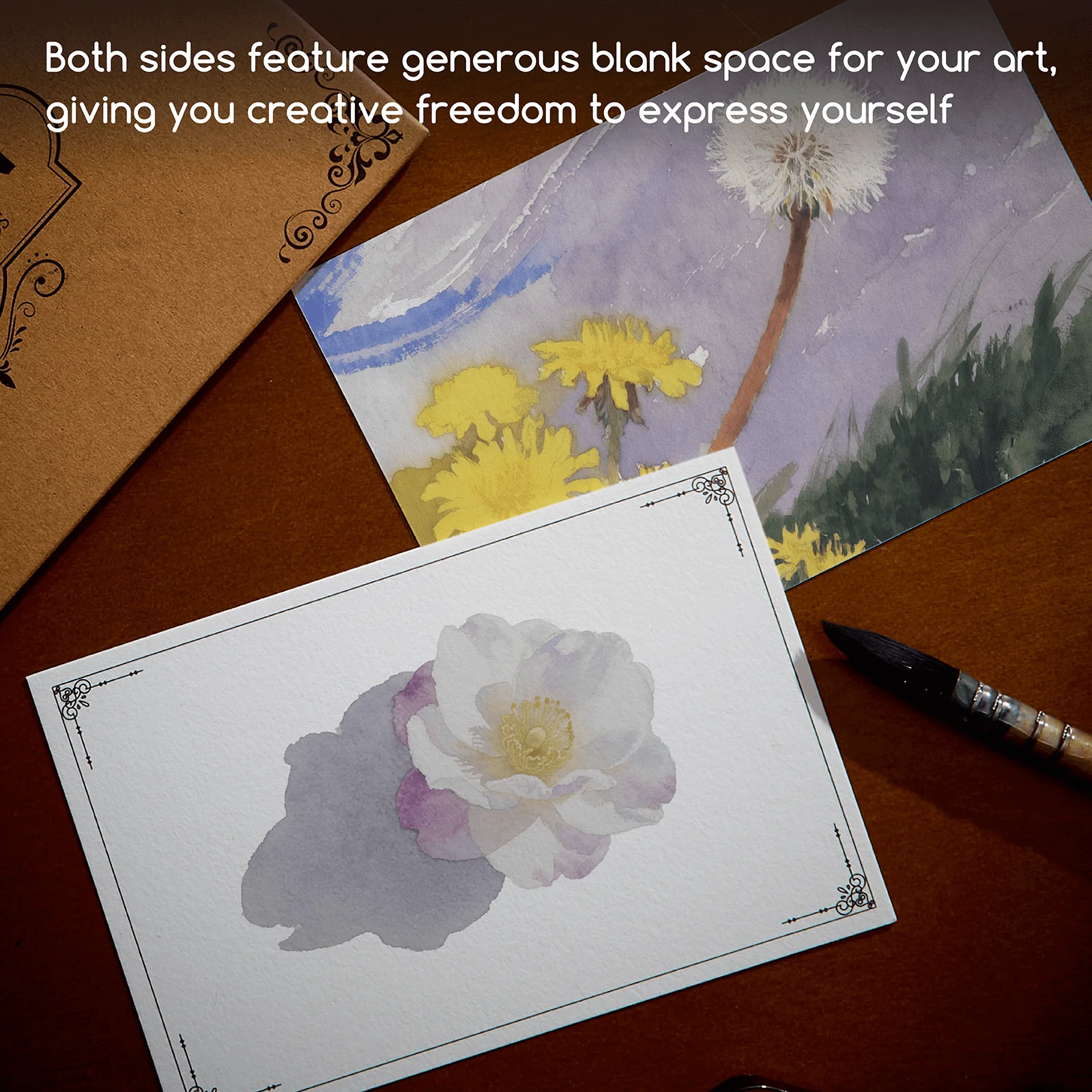 MEEDEN Blank Watercolor Paper Postcards - Image 9