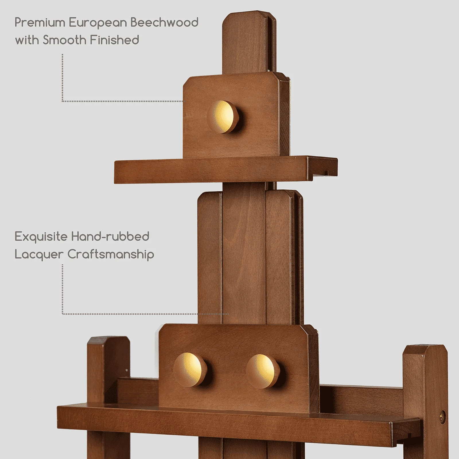 MEEDEN Pro Versatile Assembly-Free Beech Wood Painting Easel- W14 Pro - Image 6