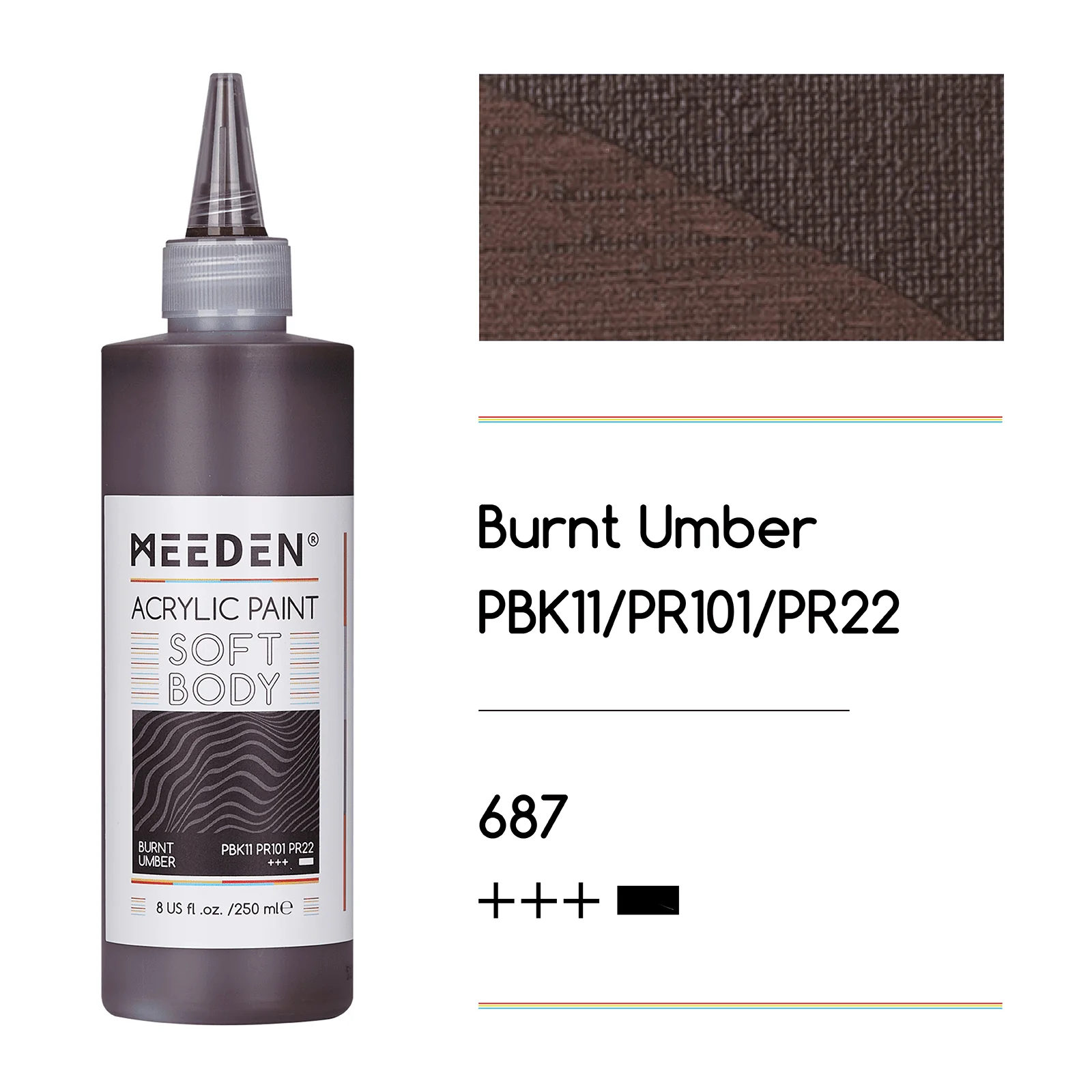 MEEDEN Soft Body Acrylic Paints Set, 37 Colors x 250ml/8.45oz - Image 101