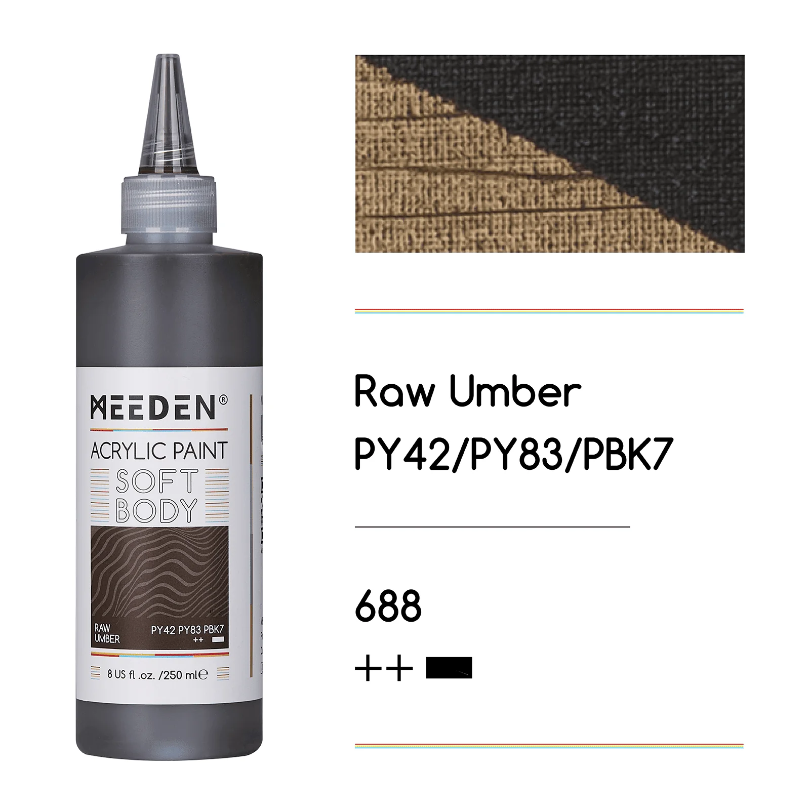 MEEDEN Soft Body Acrylic Paints Set, 37 Colors x 250ml/8.45oz - Image 104