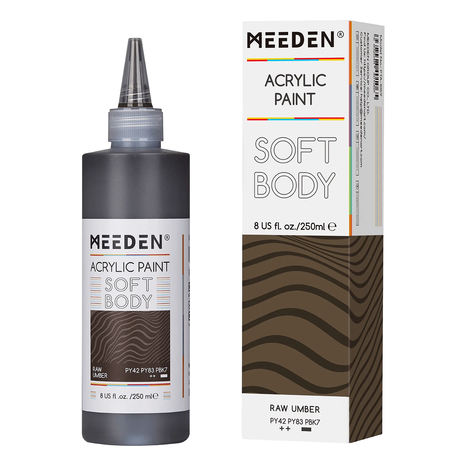 MEEDEN Soft Body Acrylic Paints Set, 37 Colors x 250ml/8.45oz - Image 105