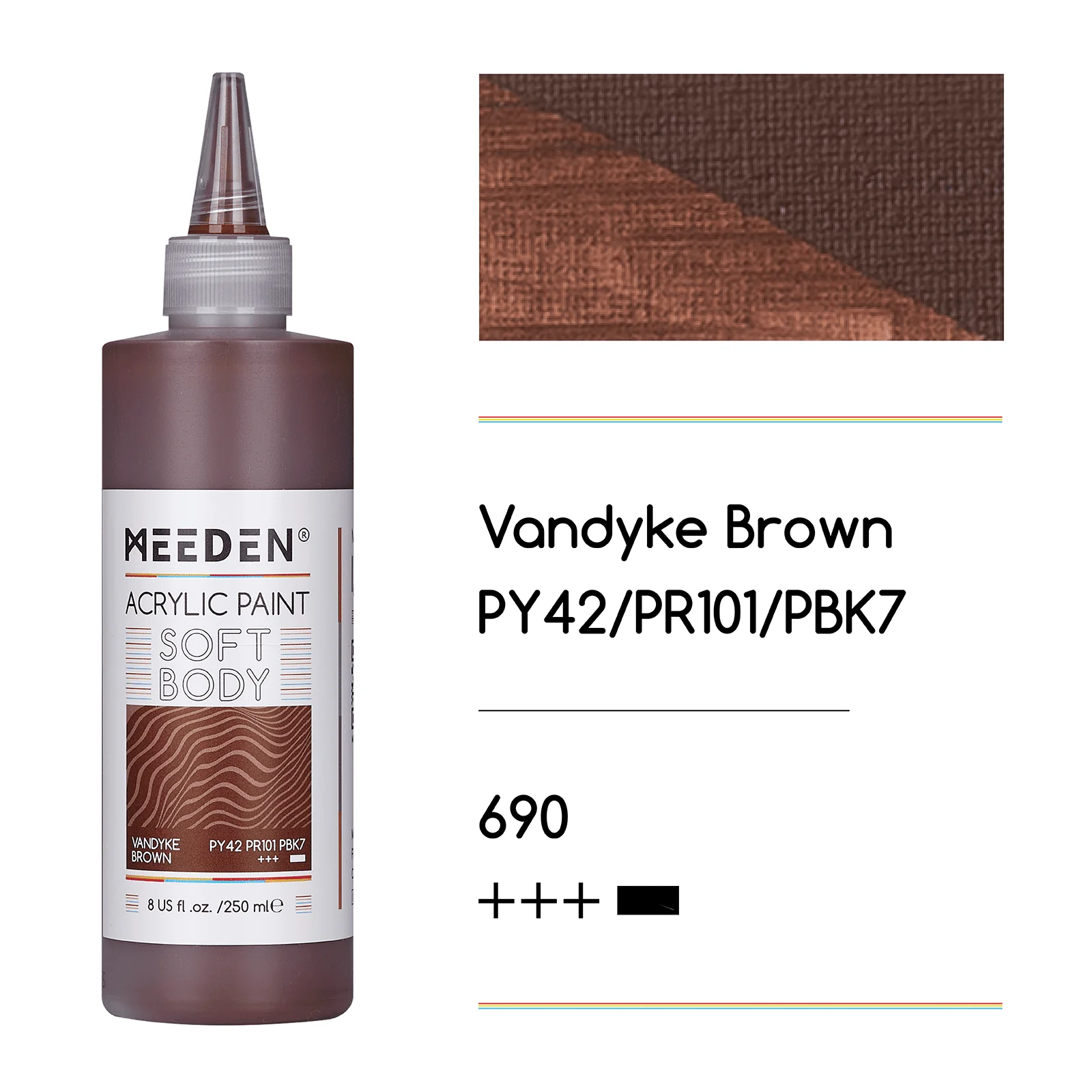 MEEDEN Soft Body Acrylic Paints Set, 37 Colors x 250ml/8.45oz - Image 107