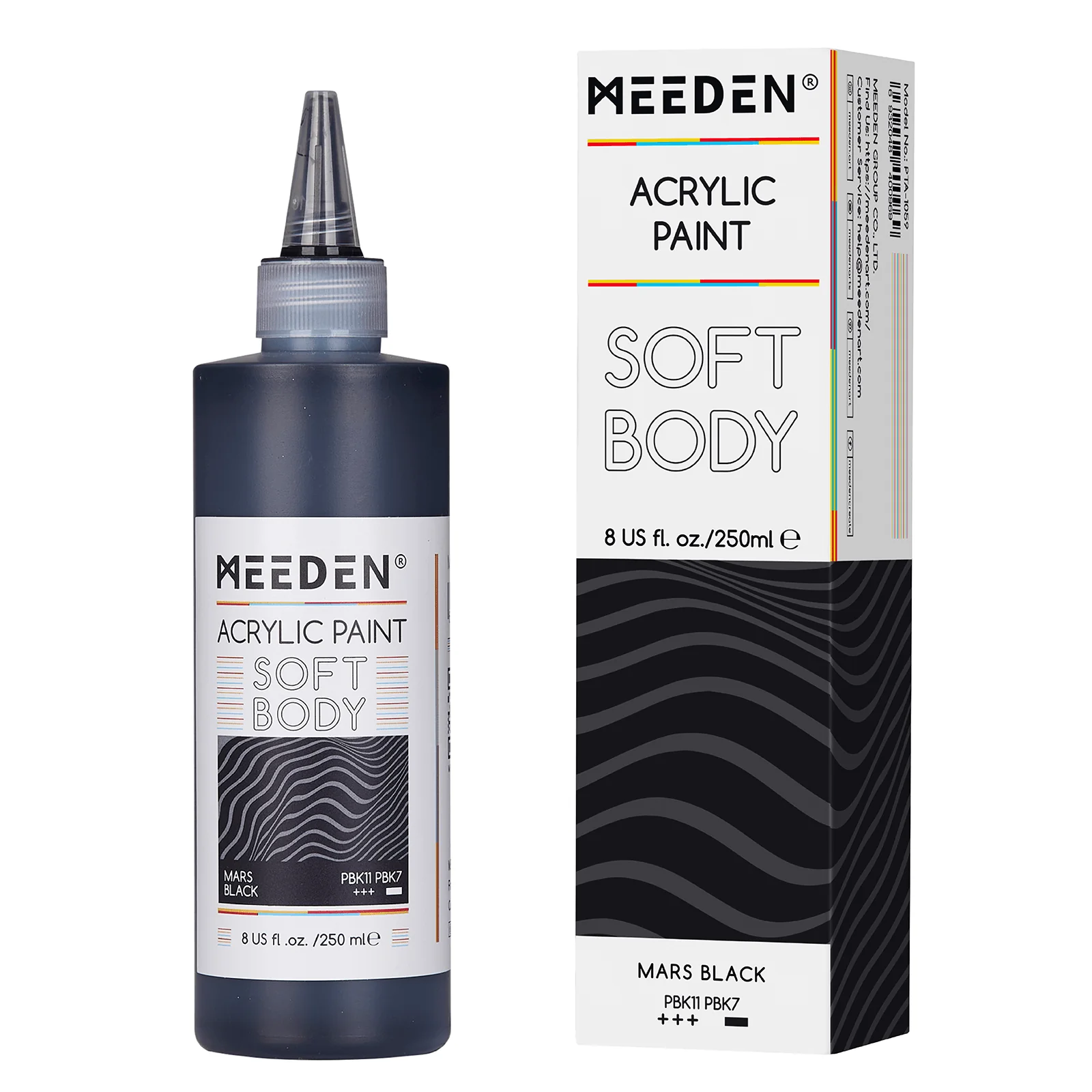 MEEDEN Soft Body Acrylic Paints Set, 37 Colors x 250ml/8.45oz - Image 114