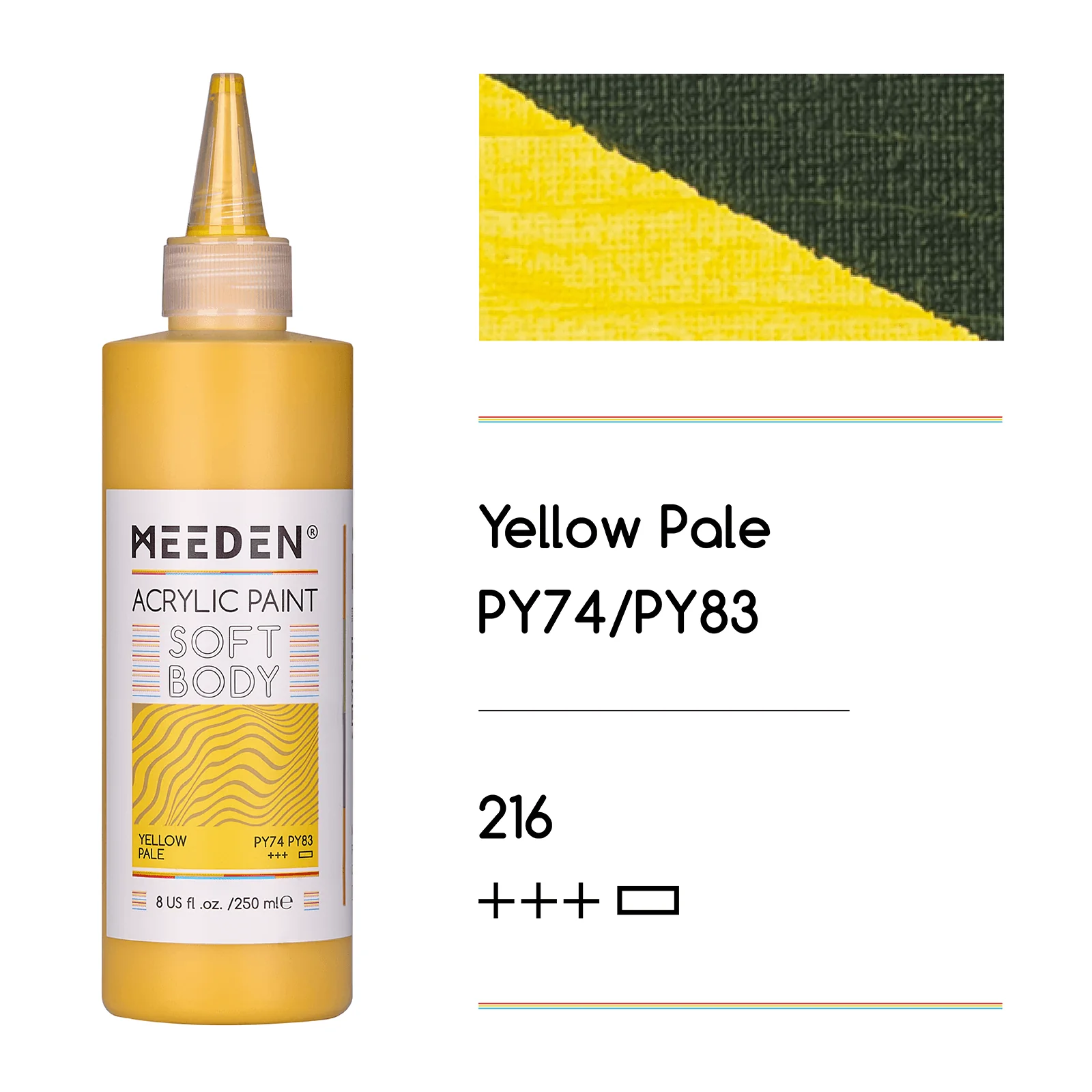 MEEDEN Soft Body Acrylic Paints Set, 37 Colors x 250ml/8.45oz - Image 17