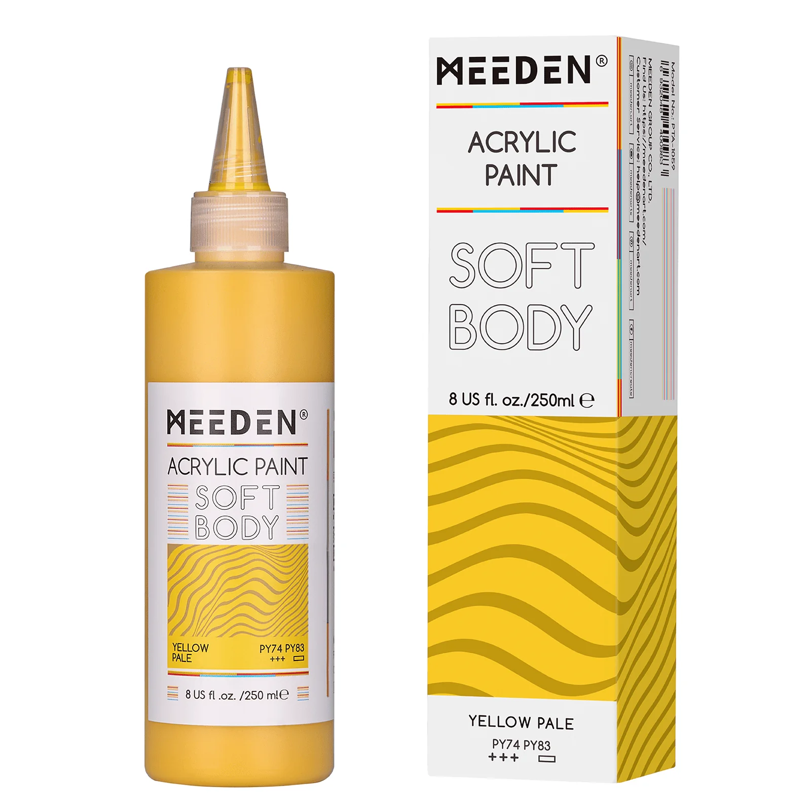MEEDEN Soft Body Acrylic Paints Set, 37 Colors x 250ml/8.45oz - Image 18