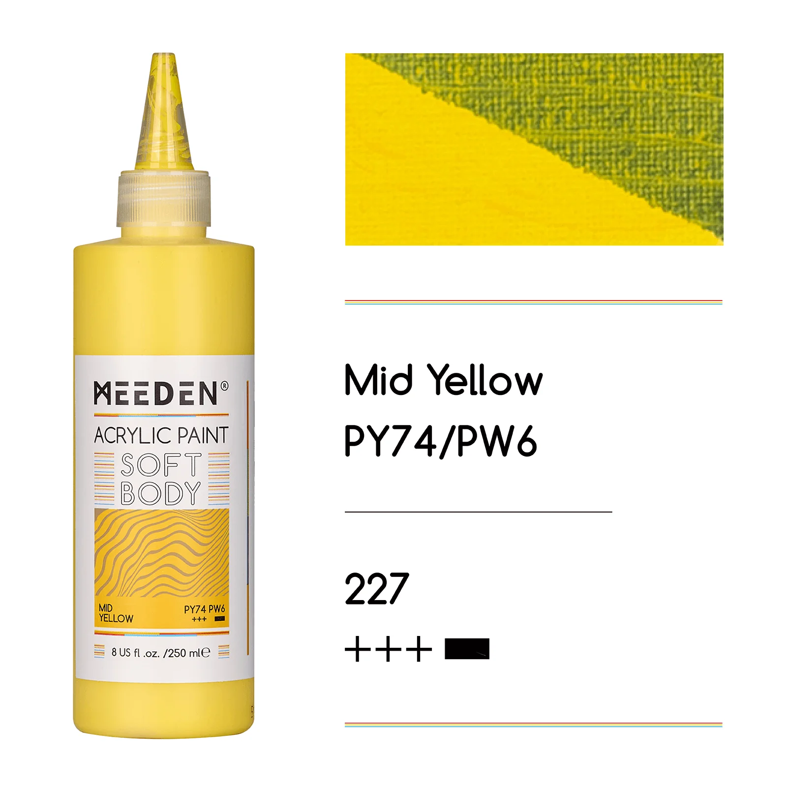 MEEDEN Soft Body Acrylic Paints Set, 37 Colors x 250ml/8.45oz - Image 23