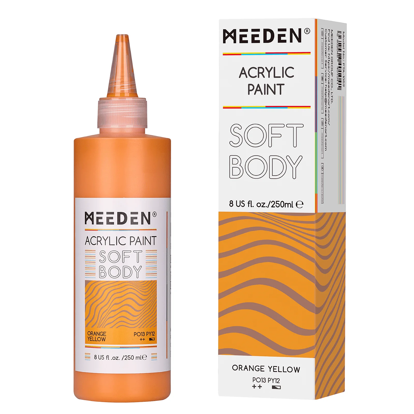 MEEDEN Soft Body Acrylic Paints Set, 37 Colors x 250ml/8.45oz - Image 27
