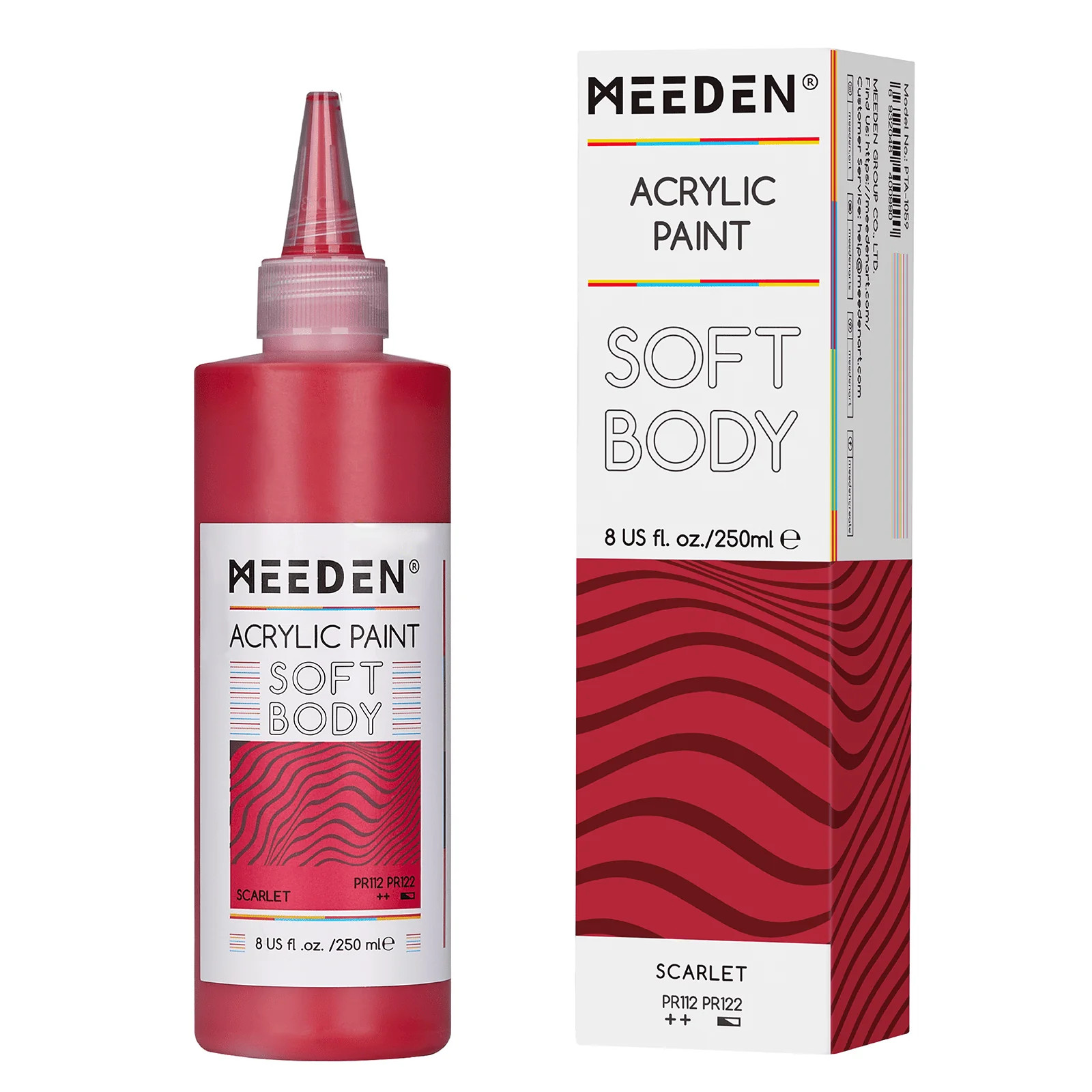 MEEDEN Soft Body Acrylic Paints Set, 37 Colors x 250ml/8.45oz - Image 30