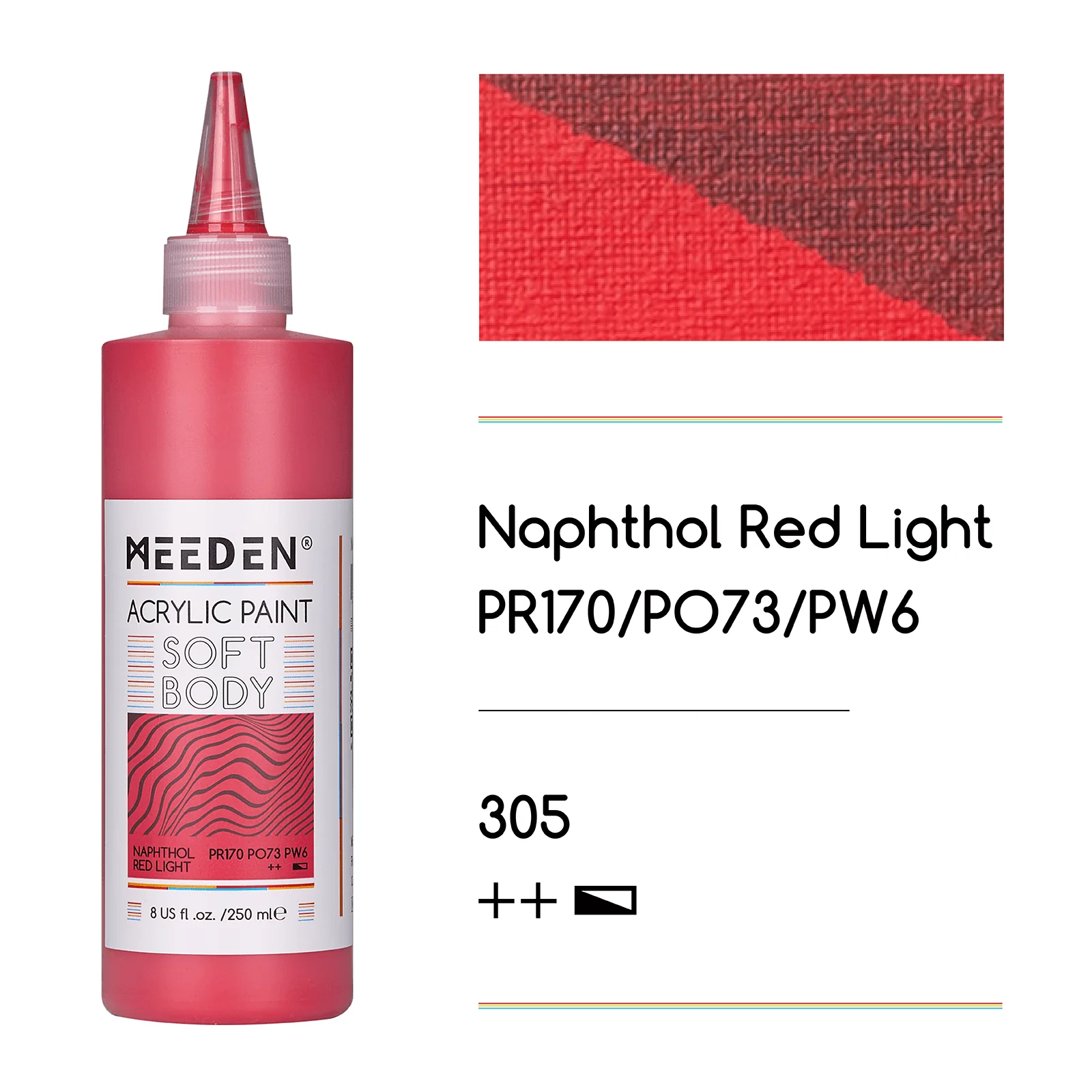 MEEDEN Soft Body Acrylic Paints Set, 37 Colors x 250ml/8.45oz - Image 32