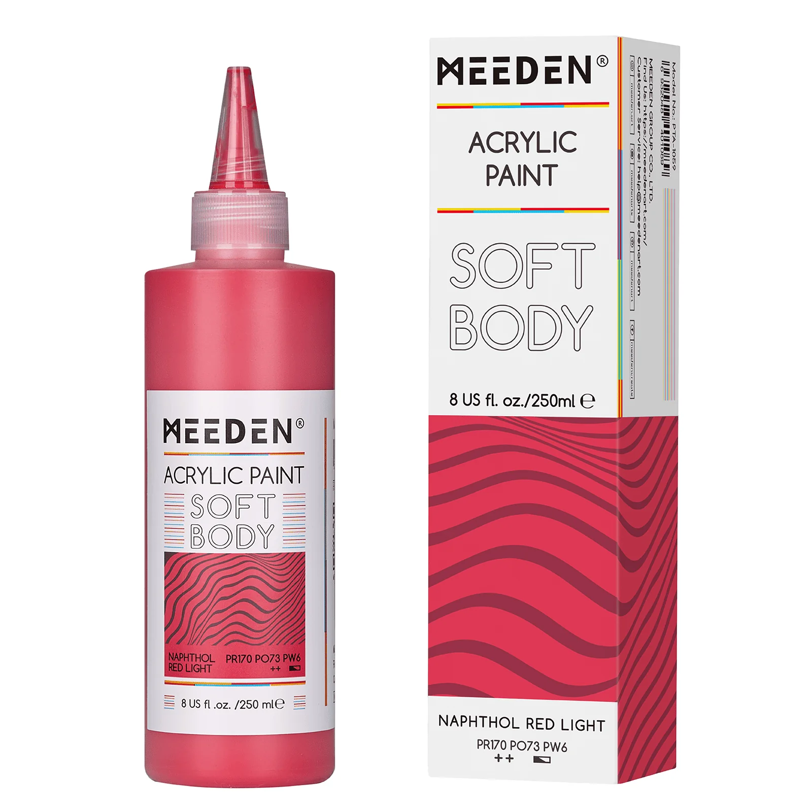 MEEDEN Soft Body Acrylic Paints Set, 37 Colors x 250ml/8.45oz - Image 33