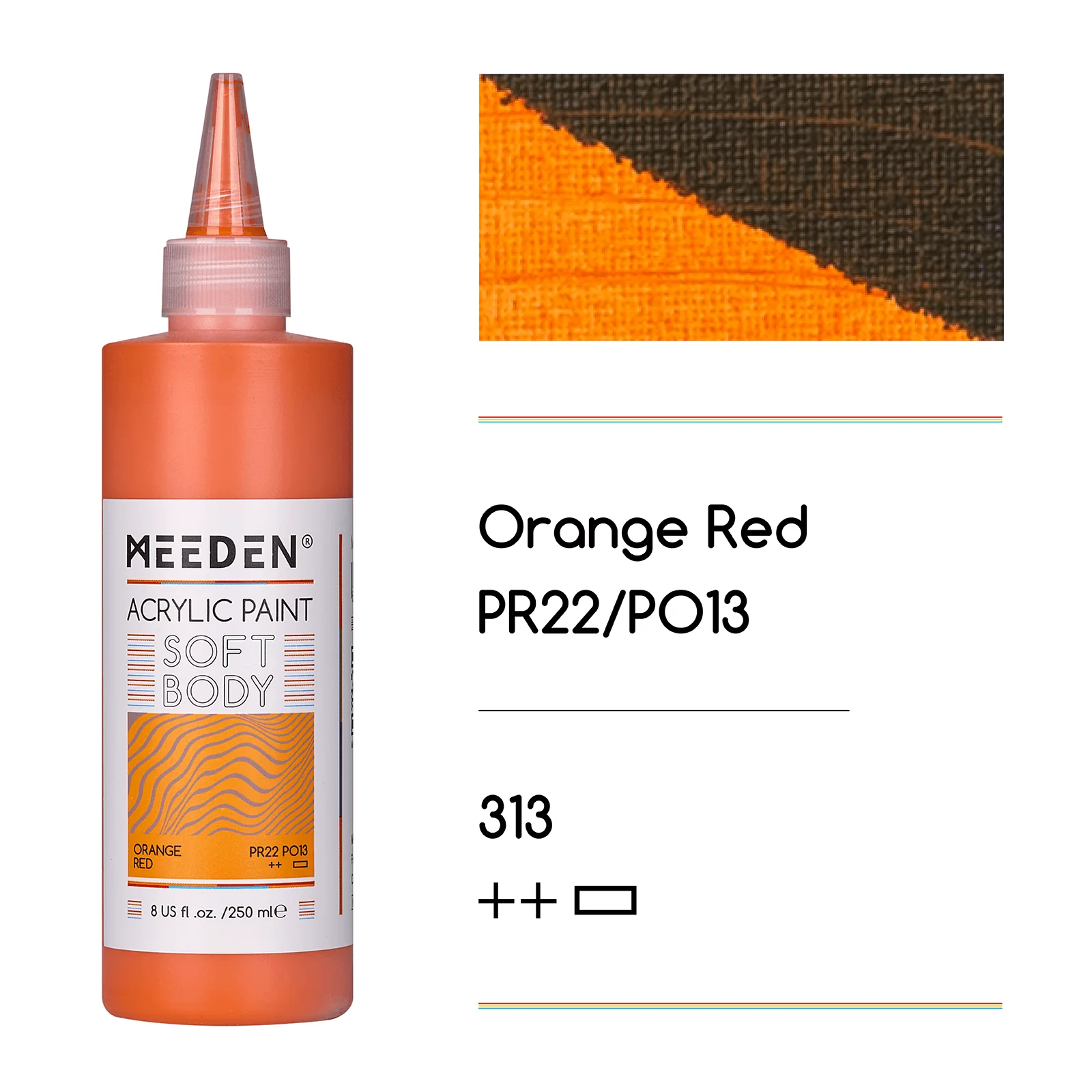 MEEDEN Soft Body Acrylic Paints Set, 37 Colors x 250ml/8.45oz - Image 35