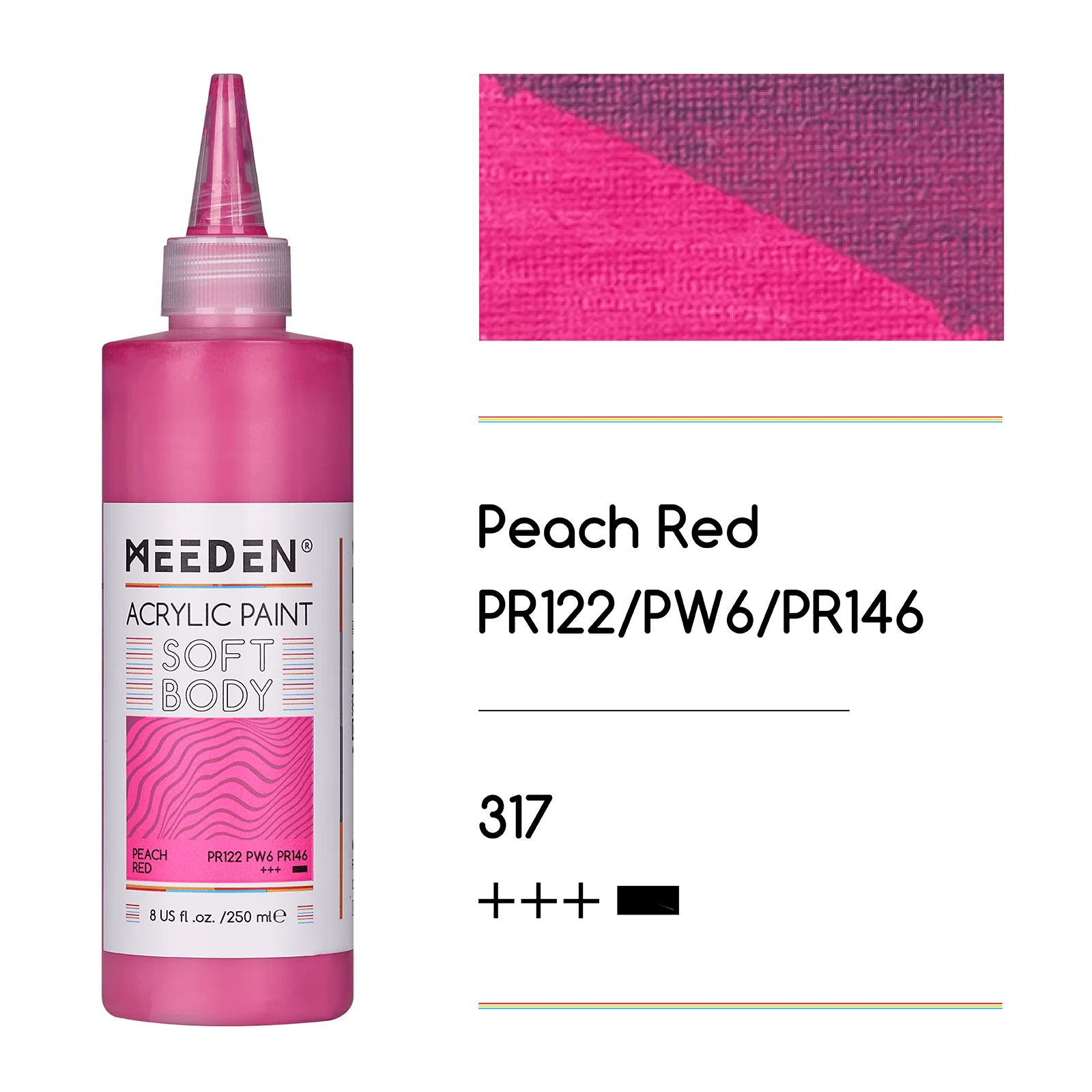 MEEDEN Soft Body Acrylic Paints Set, 37 Colors x 250ml/8.45oz - Image 41