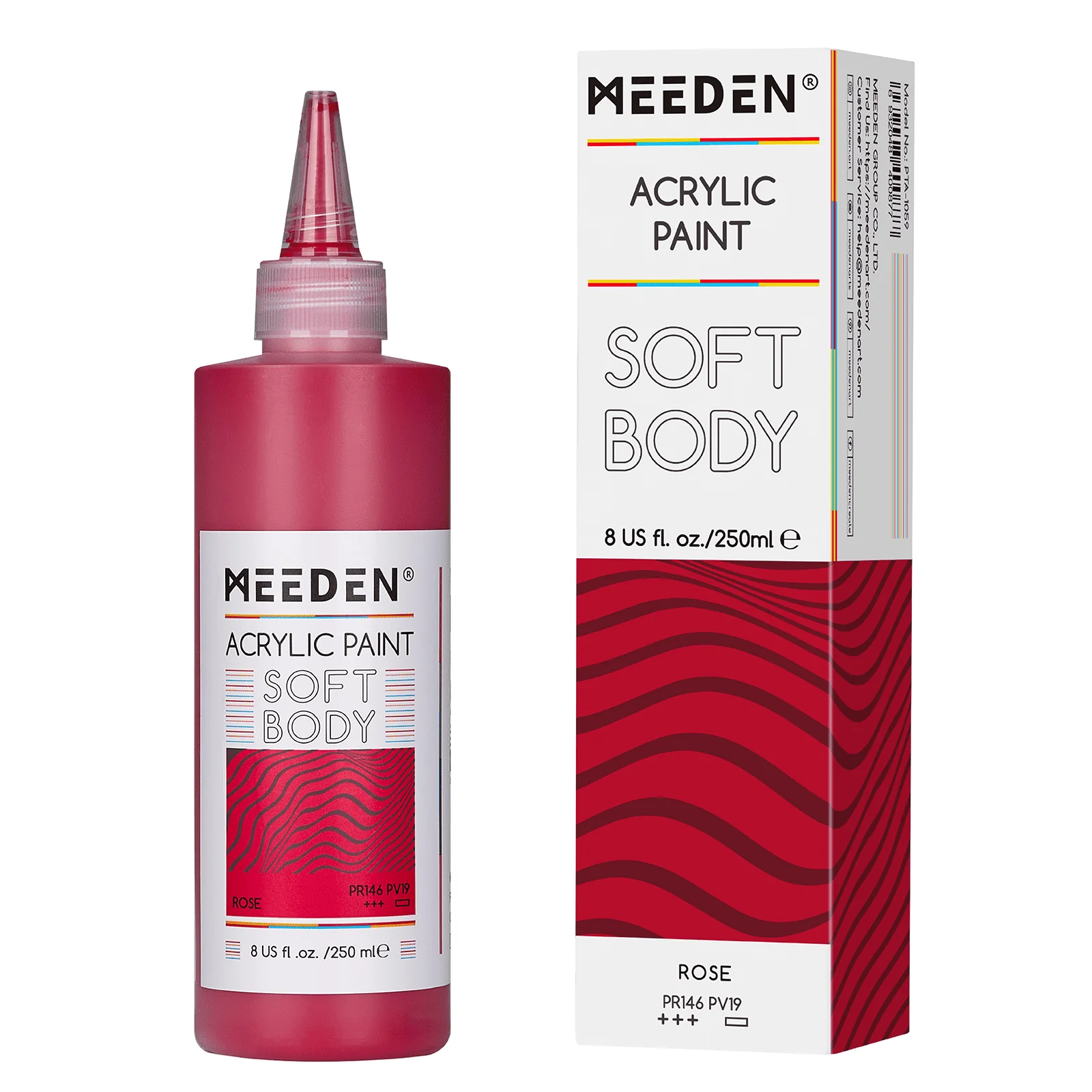 MEEDEN Soft Body Acrylic Paints Set, 37 Colors x 250ml/8.45oz - Image 48