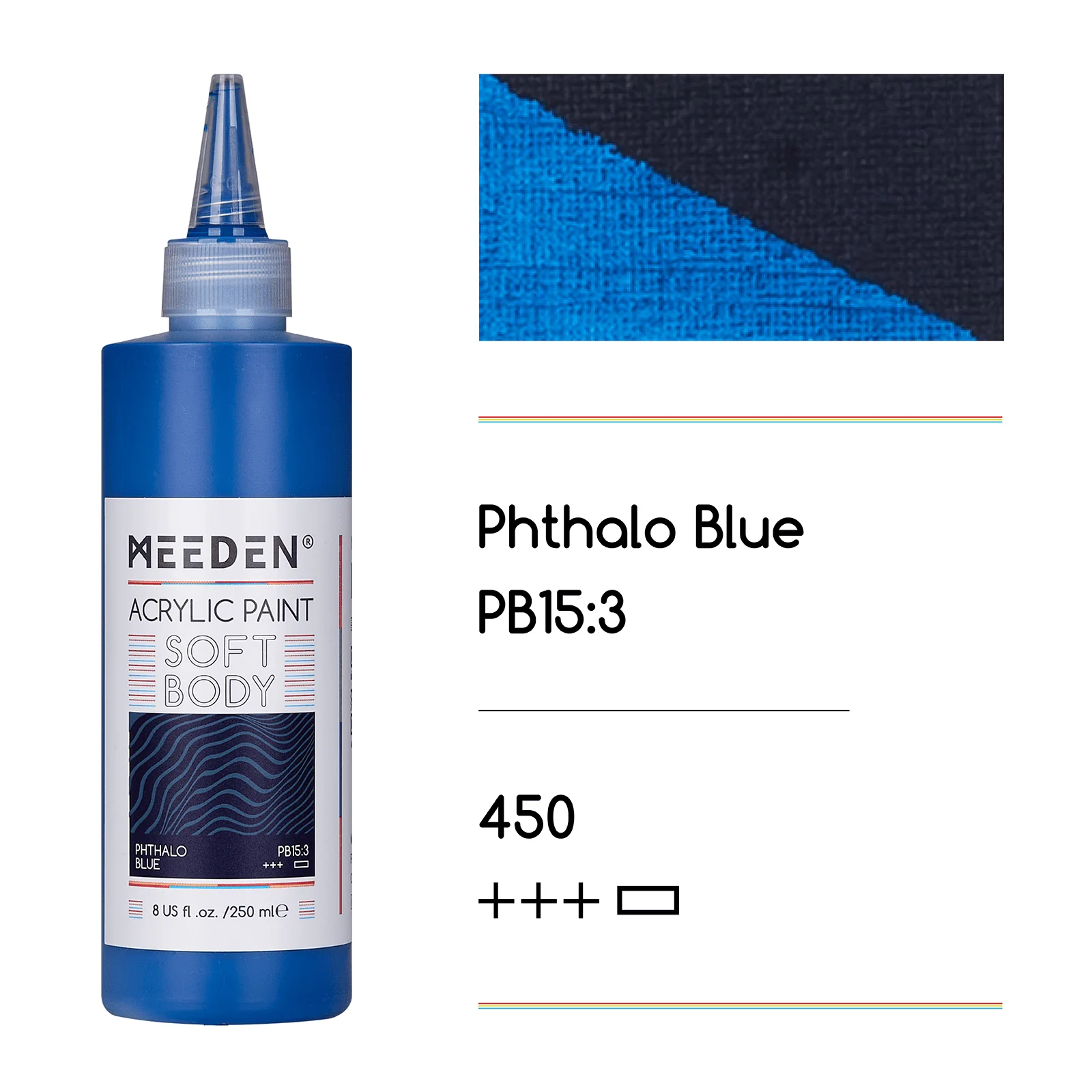MEEDEN Soft Body Acrylic Paints Set, 37 Colors x 250ml/8.45oz - Image 56