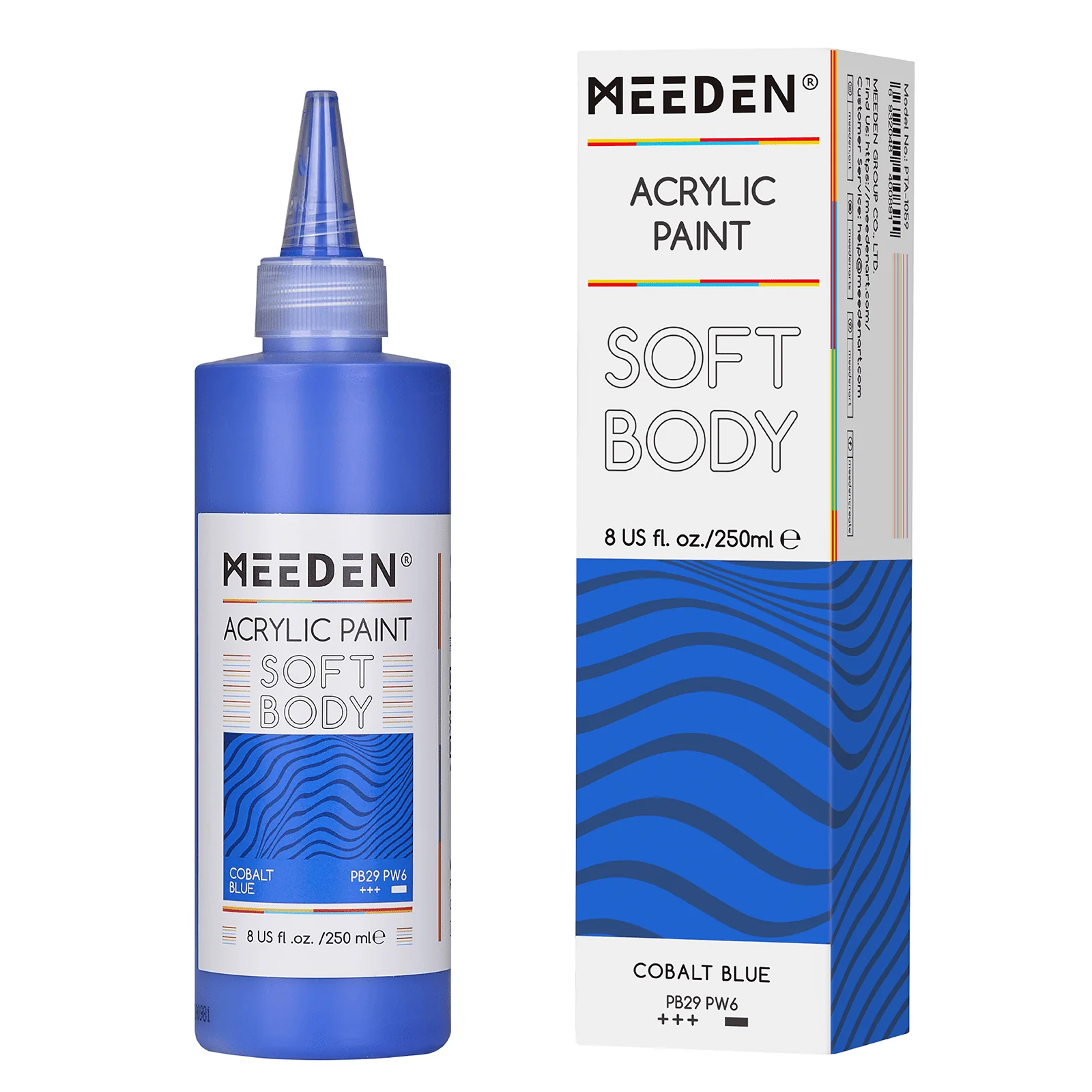 MEEDEN Soft Body Acrylic Paints Set, 37 Colors x 250ml/8.45oz - Image 63