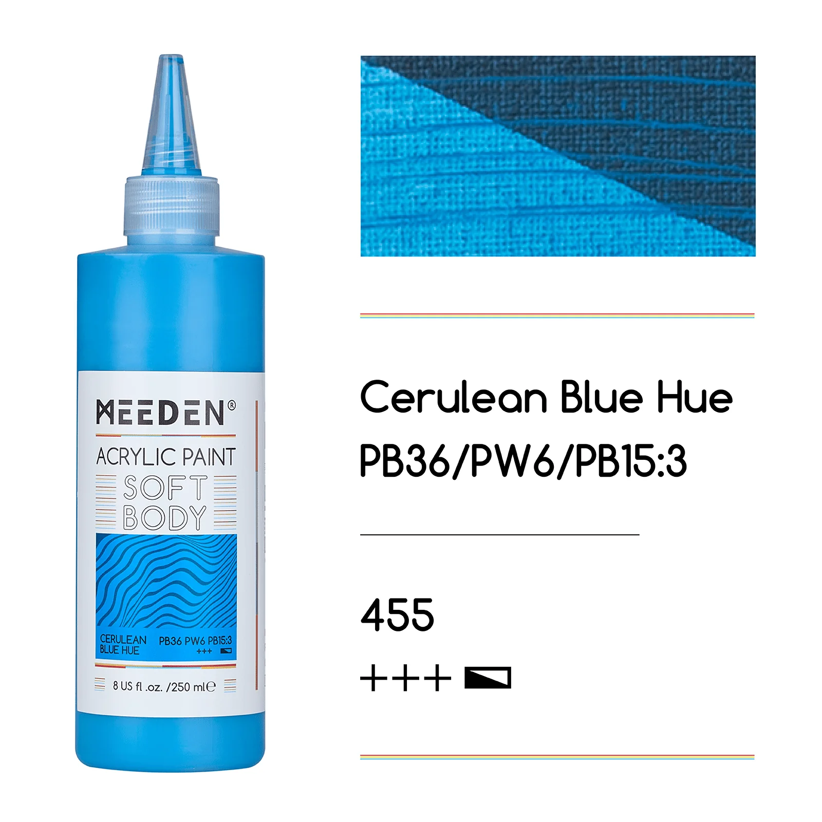 MEEDEN Soft Body Acrylic Paints Set, 37 Colors x 250ml/8.45oz - Image 65