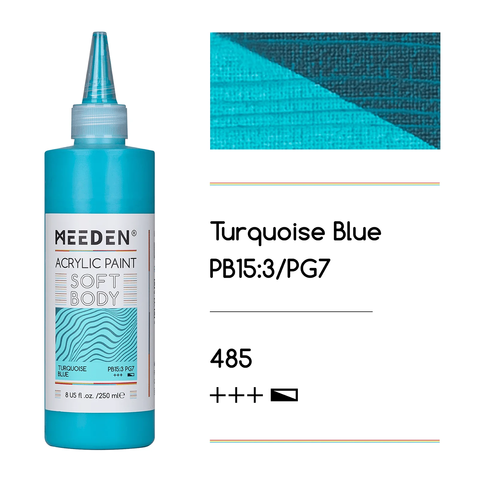 MEEDEN Soft Body Acrylic Paints Set, 37 Colors x 250ml/8.45oz - Image 68