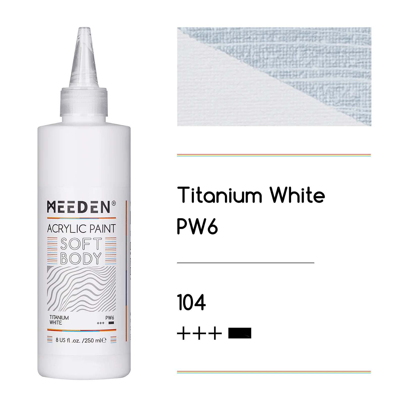 MEEDEN Soft Body Acrylic Paints Set, 37 Colors x 250ml/8.45oz - Image 8