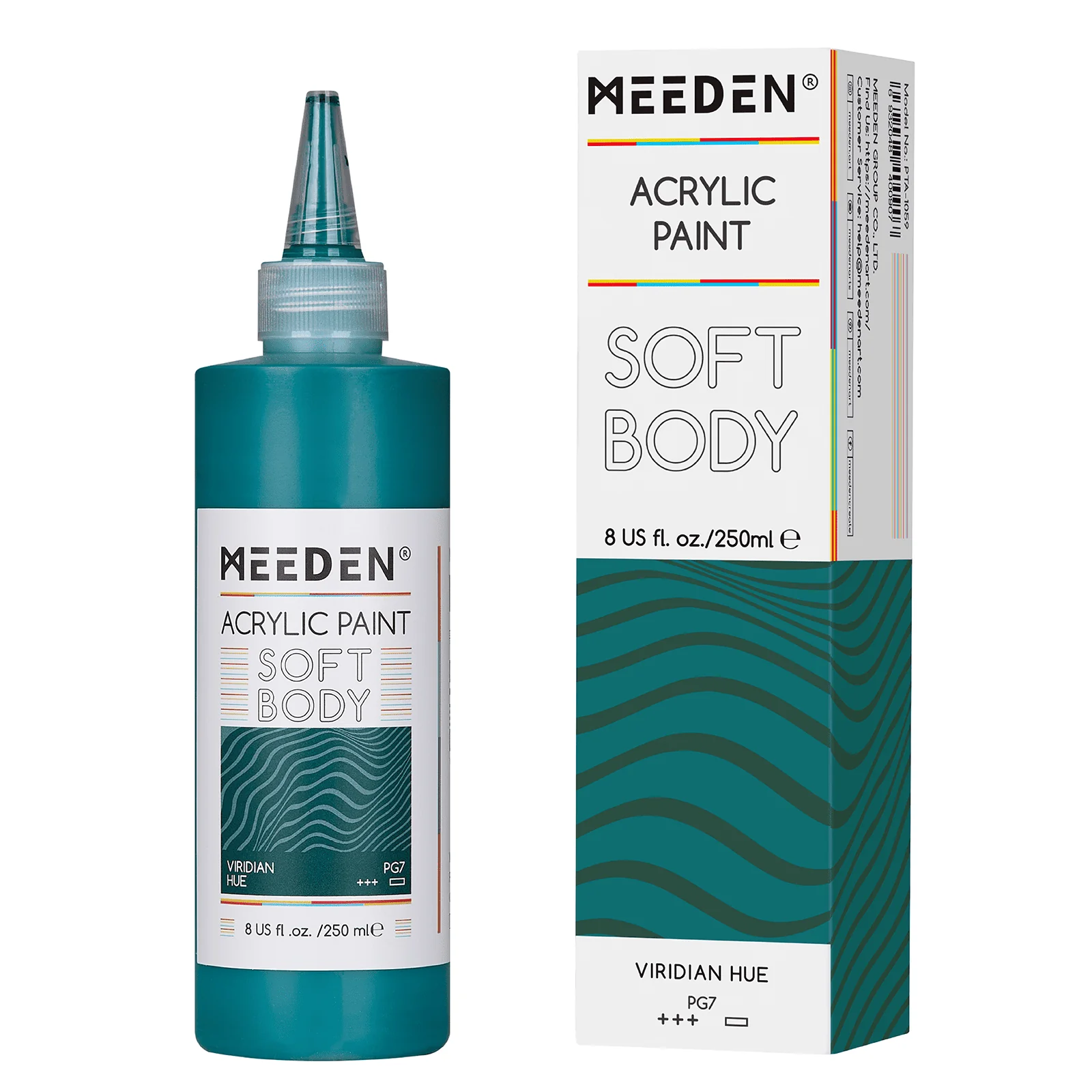 MEEDEN Soft Body Acrylic Paints Set, 37 Colors x 250ml/8.45oz - Image 81