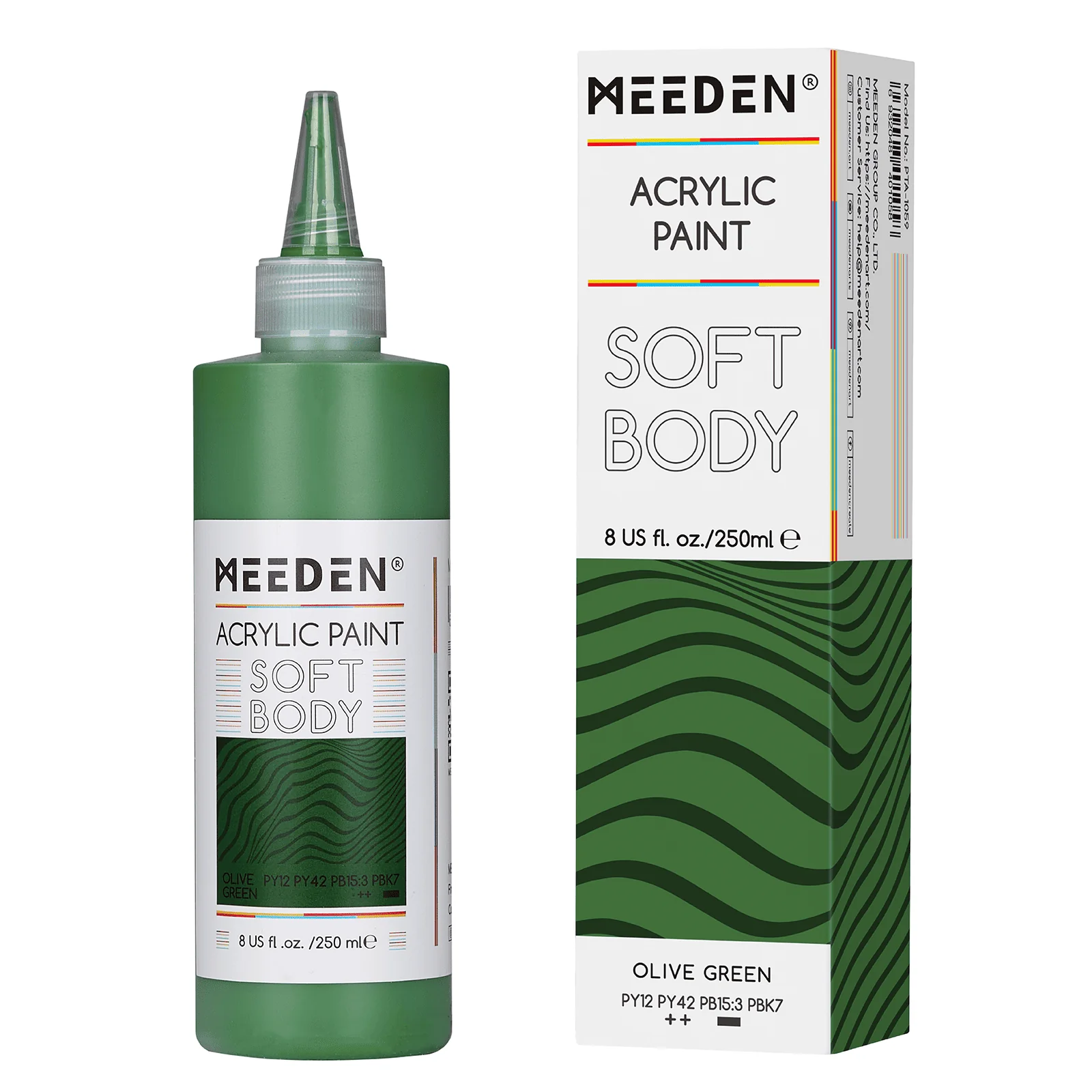 MEEDEN Soft Body Acrylic Paints Set, 37 Colors x 250ml/8.45oz - Image 87