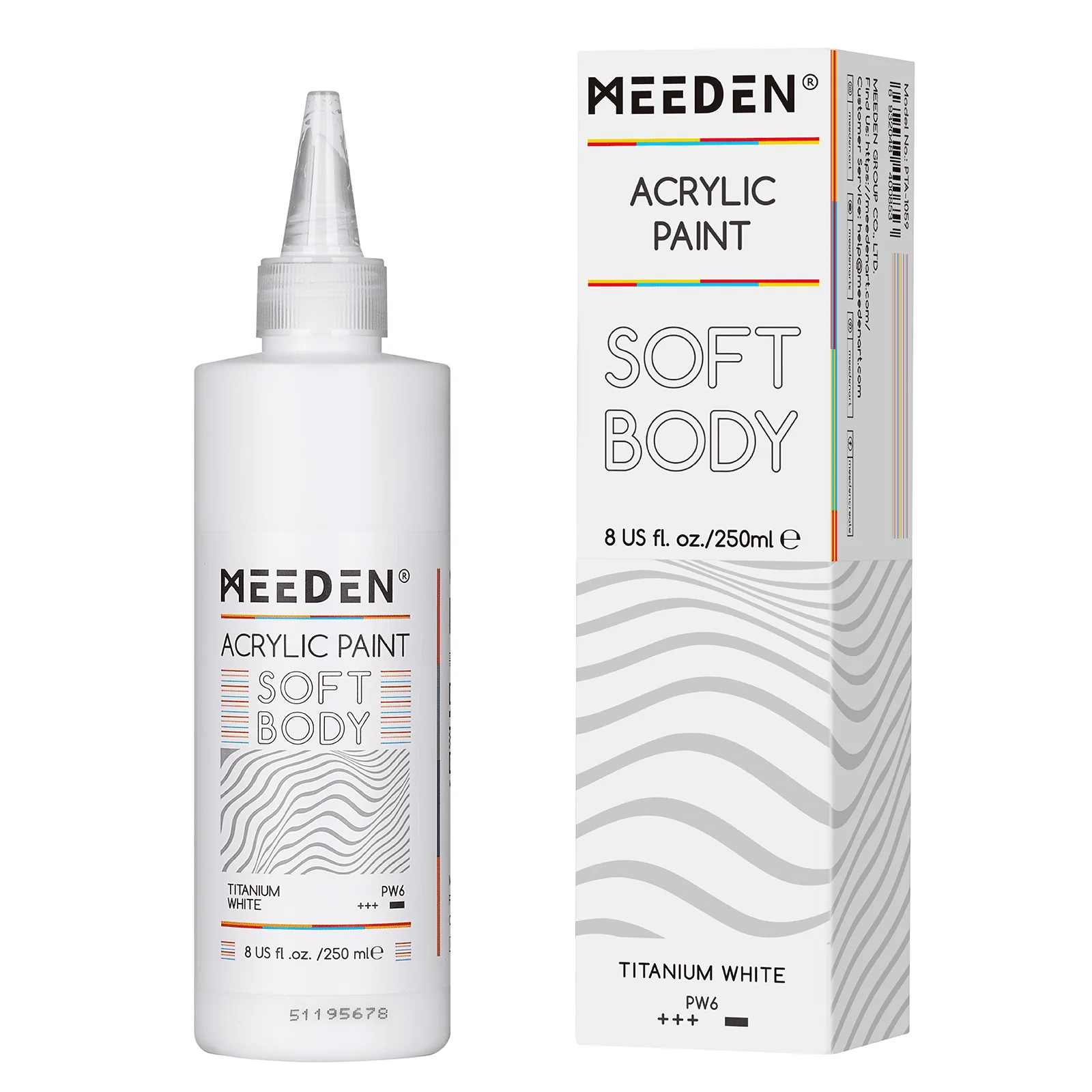 MEEDEN Soft Body Acrylic Paints Set, 37 Colors x 250ml/8.45oz - Image 9