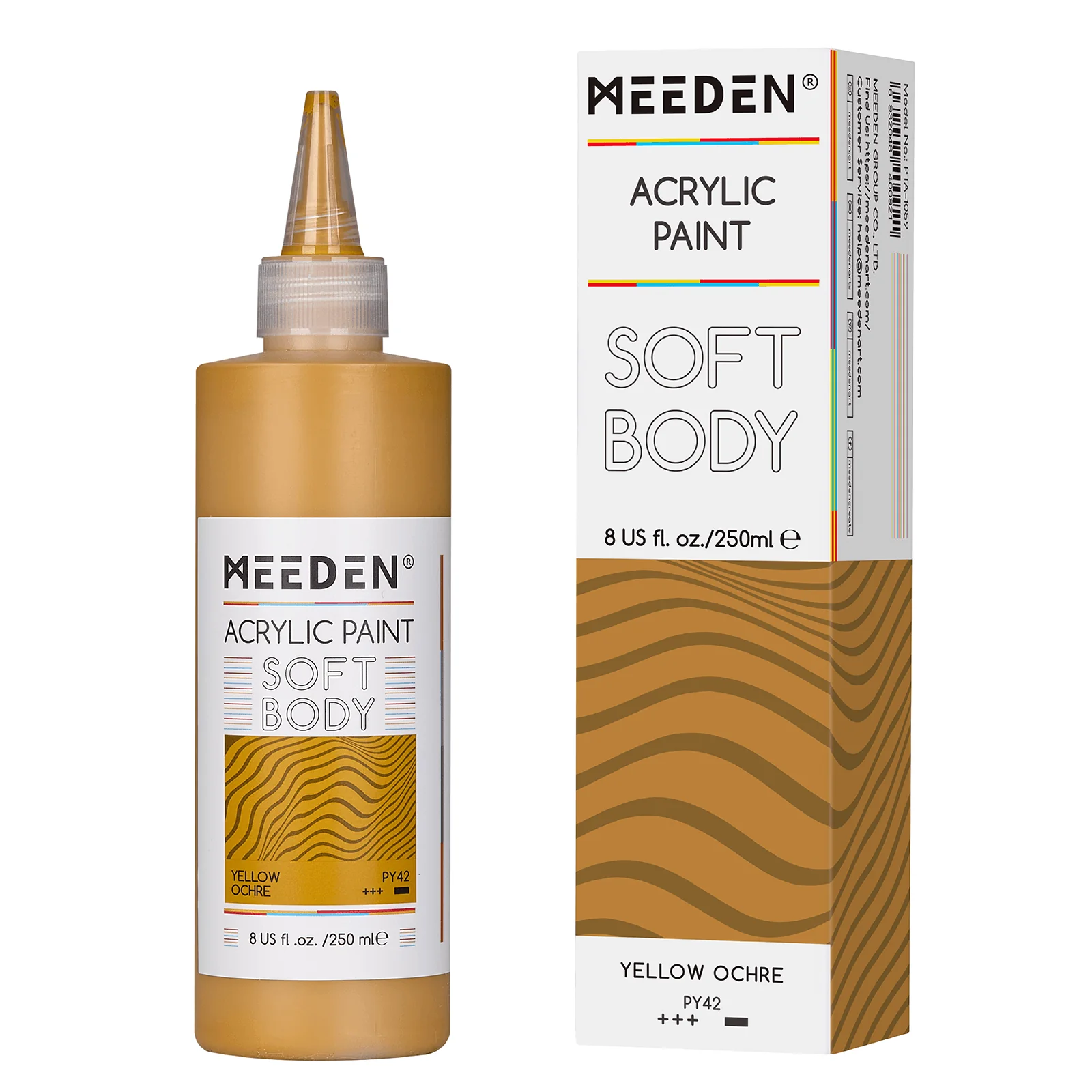 MEEDEN Soft Body Acrylic Paints Set, 37 Colors x 250ml/8.45oz - Image 93