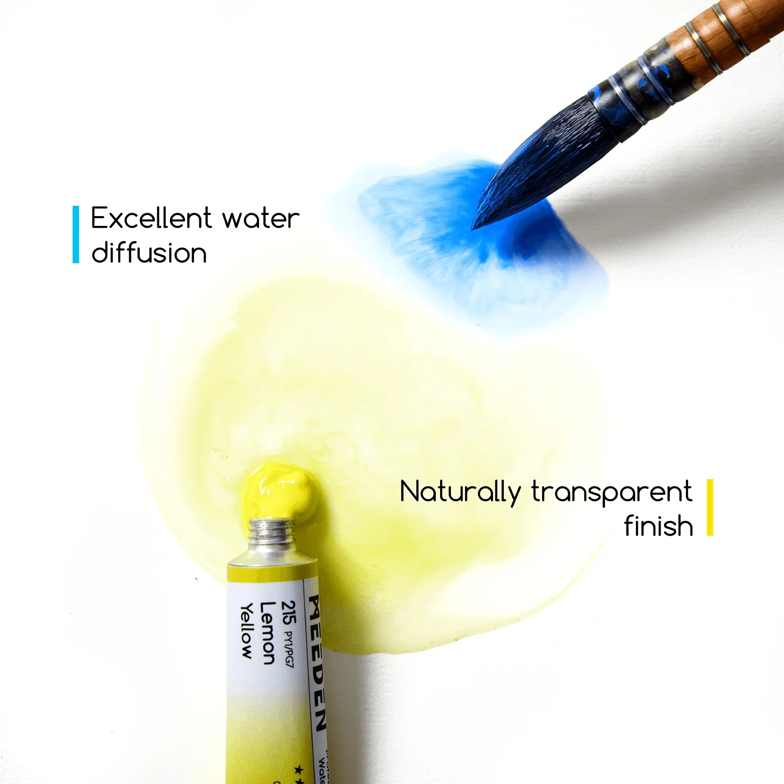 MEEDEN Professinal Watercolor Paint Set, 12 Colors 15ml/0.5oz - Image 6