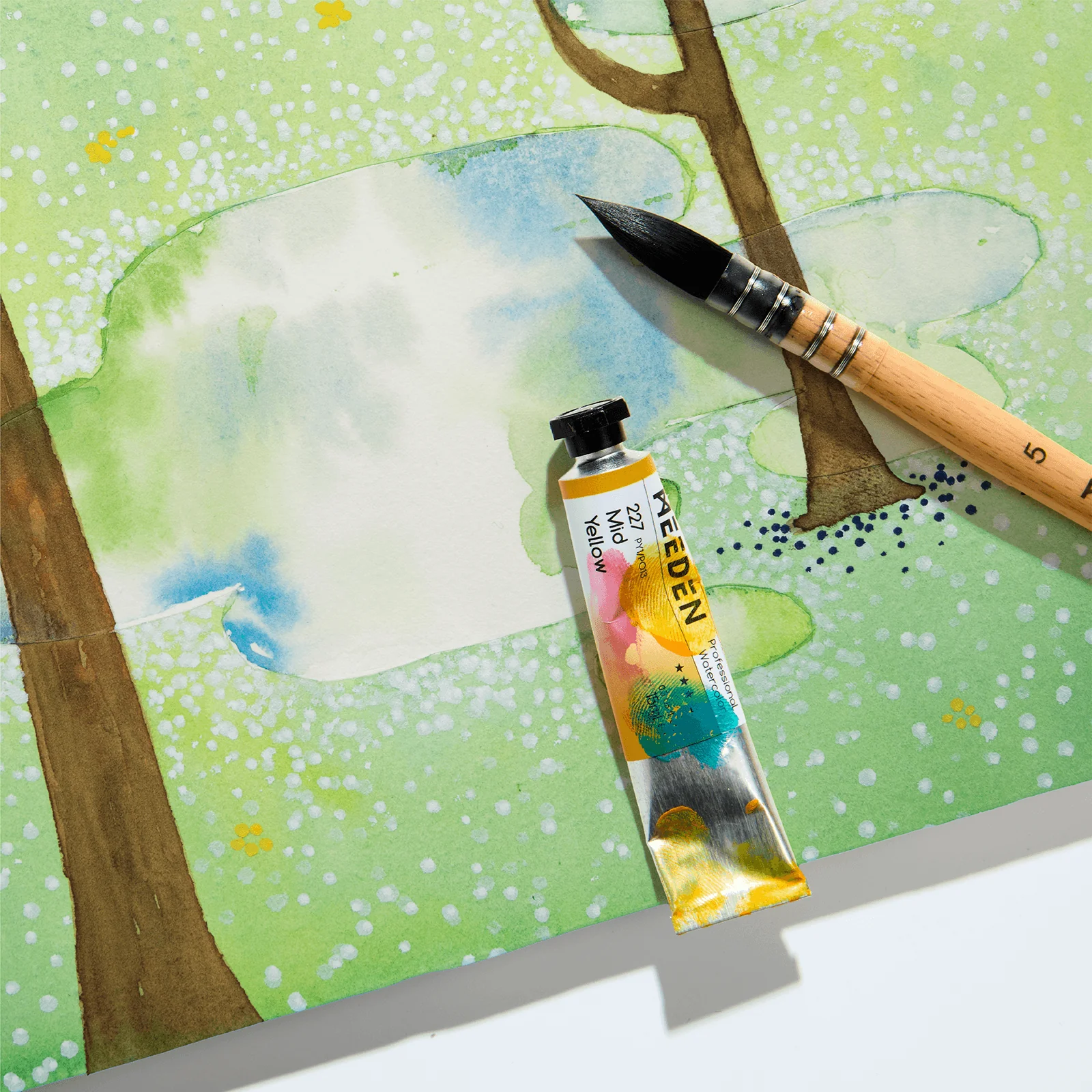 MEEDEN Professinal Watercolor Paint Set, 20 Colors 15ml/0.5oz - Image 9