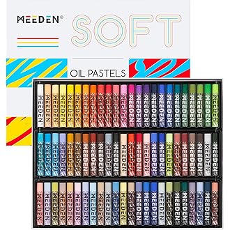 MEEDEN Professional Square Soft Oil Pastels, 48 Colors With Extra 2 White & 2 Black - Image 7
