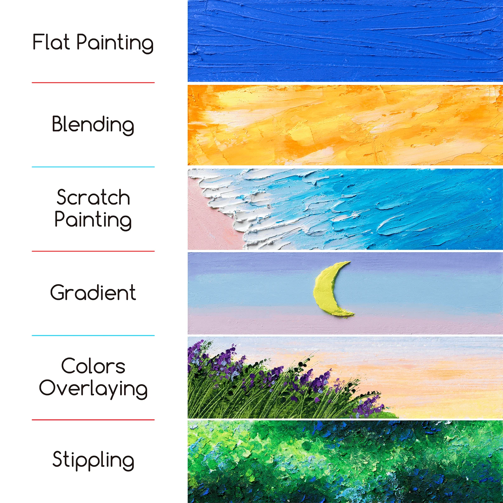 MEEDEN Soft Oil Pastels Set - Image 7