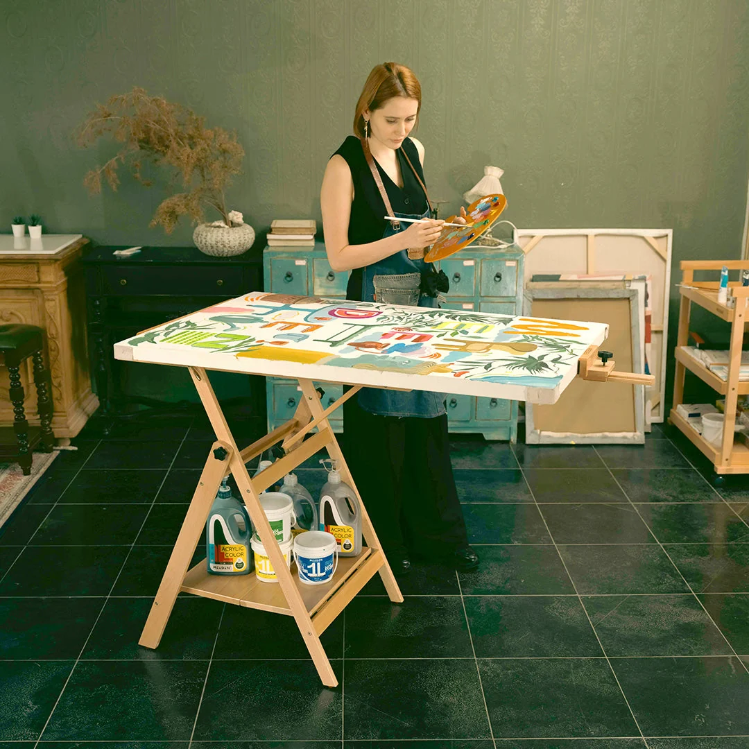 MEEDEN Adjustable Large H-Frame Art Easel Stand-W10B - Image 2