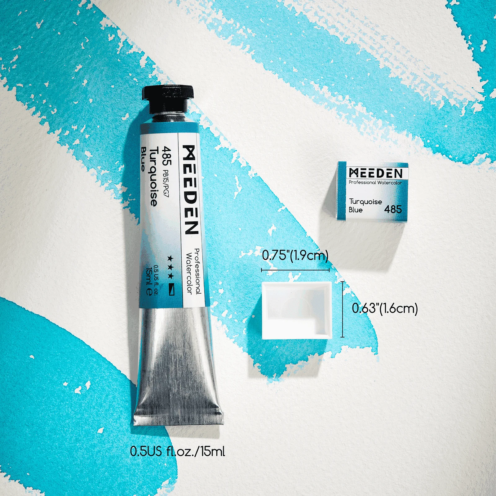MEEDEN Watercolor Paint, 15ml/0.5oz - Image 9